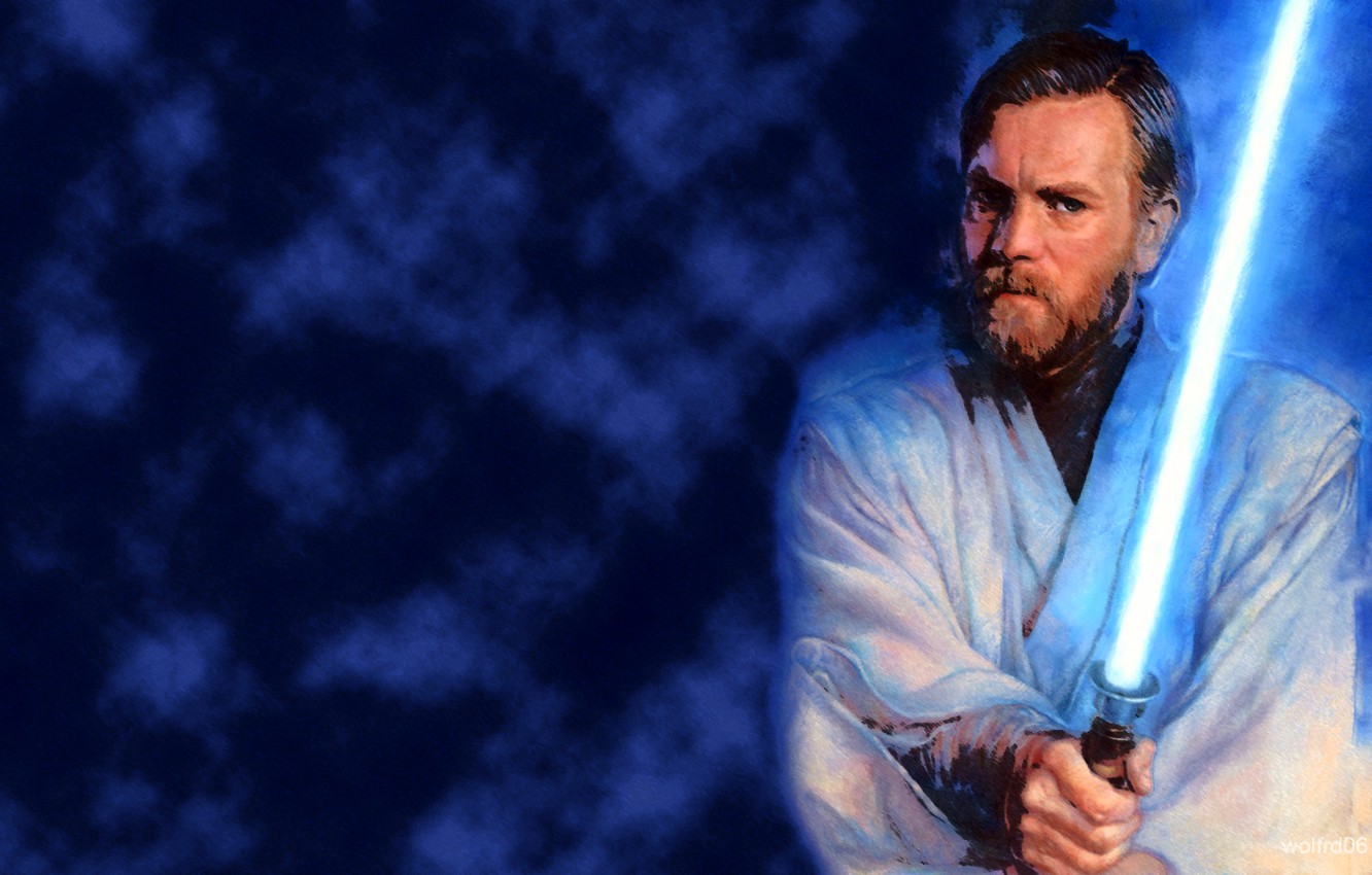 Wallpaper Blue, Star Wars, Star Wars, Jedi, Laser Sword, Obi WAN Kenobi, Obi Wan Ben Kenobi Image For Desktop, Section фильмы