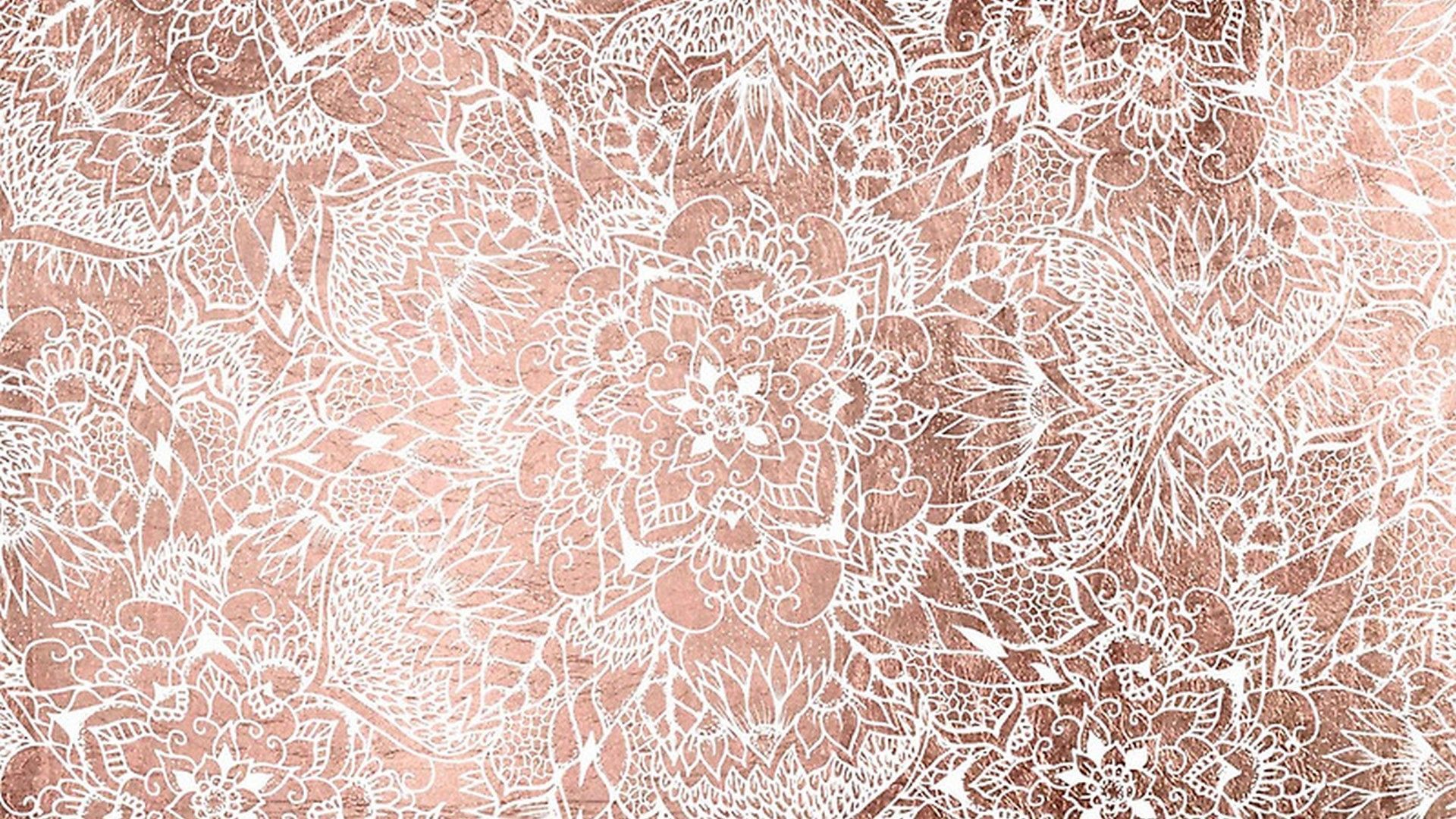 Rose Gold Wallpaper, Pattern, Textile, Abstract