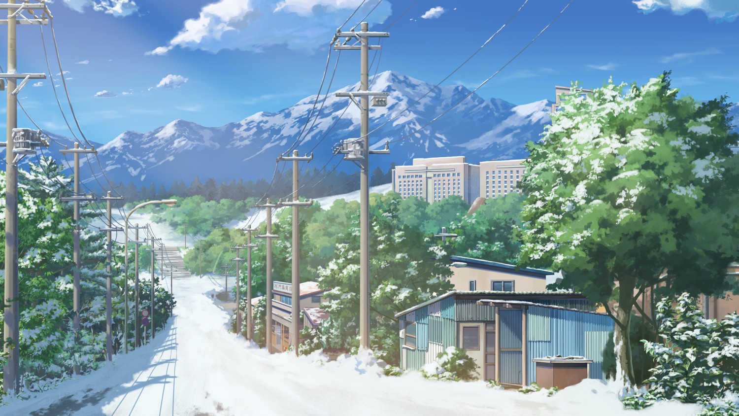anime, landscape Gallery HD Wallpaper