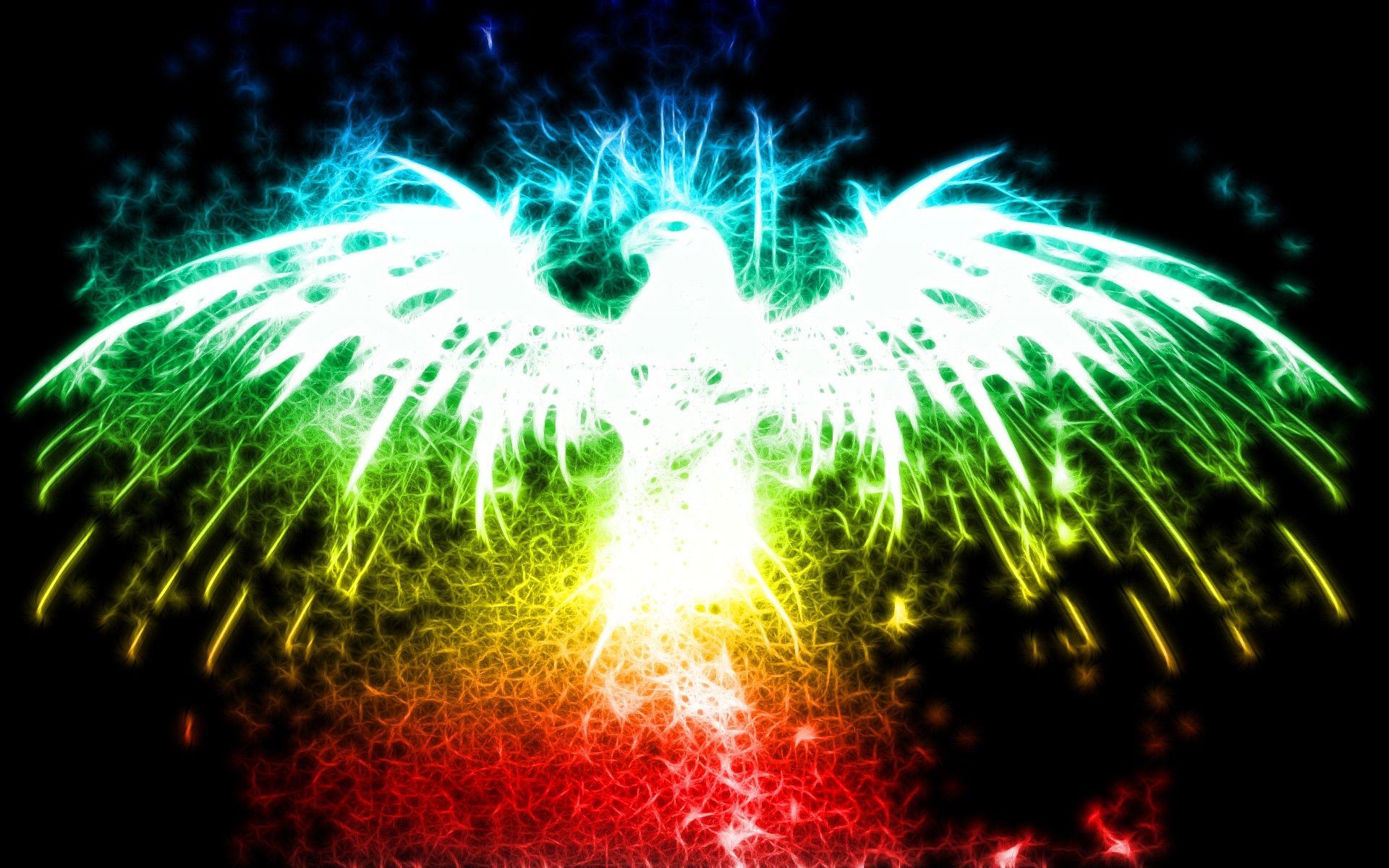 Phoenix. Abstract Multicolor Phoenix Glow New HD Wallpaper. I Moc.com. Eagle Wallpaper, Birds Wallpaper Hd, Phoenix Wallpaper