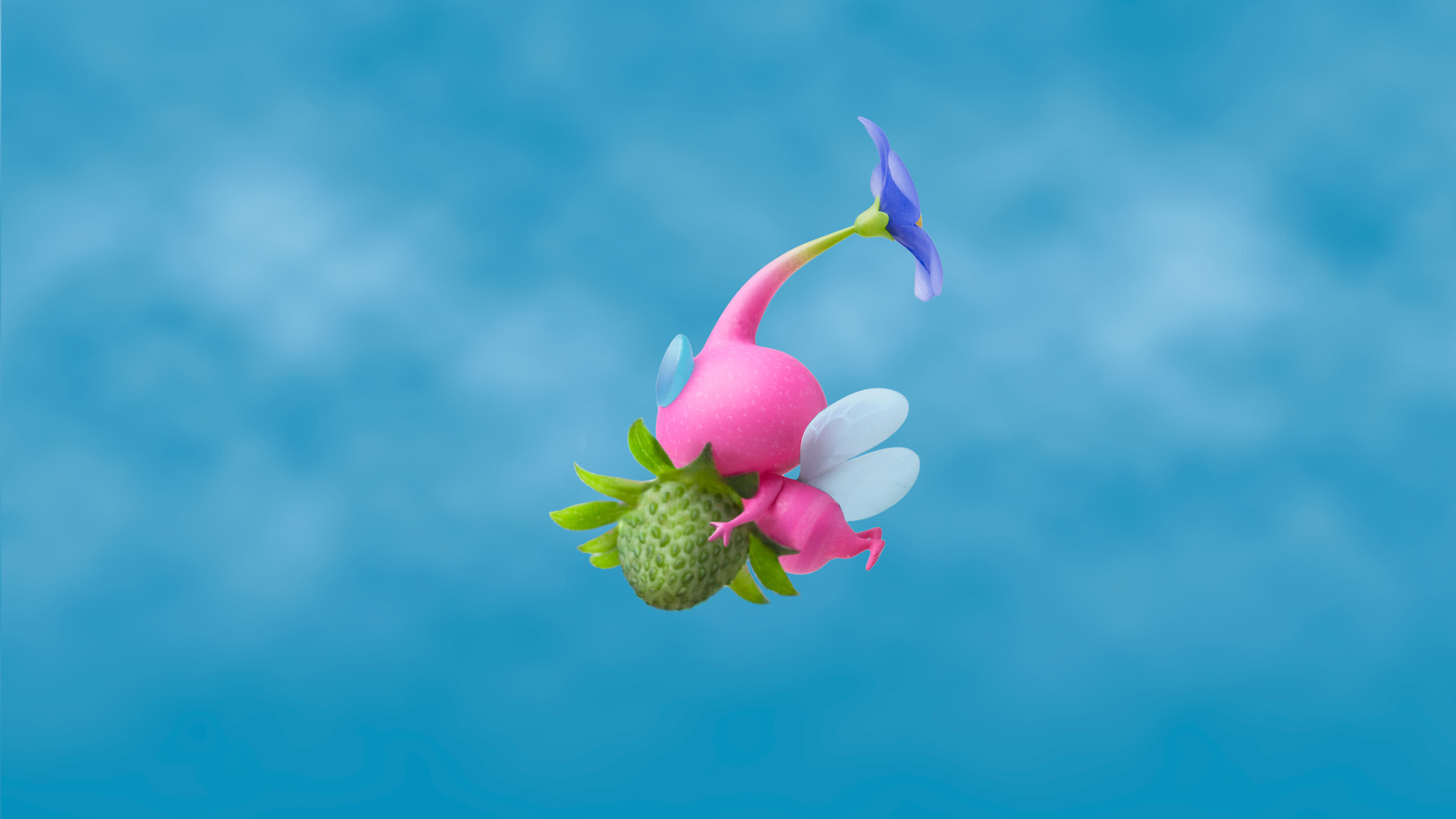 Hey! Pikmin Winged UHD 4K Wallpaper