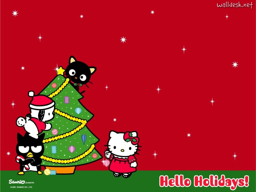 Hello Kitty Christmas Picture Free