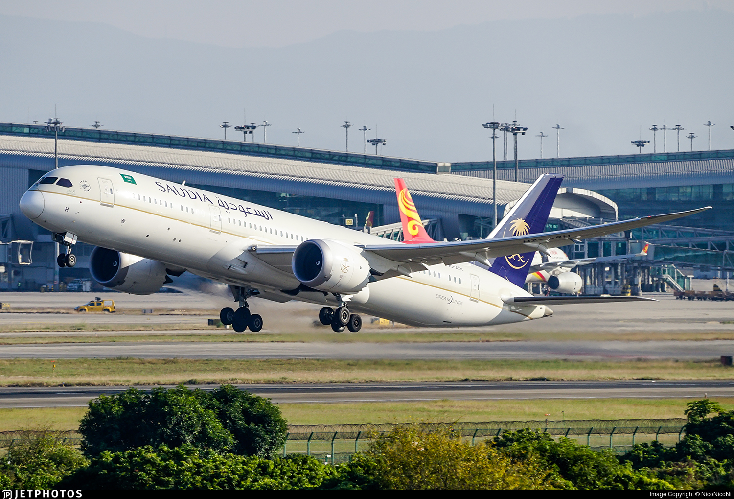 HZ ARH. Boeing 787 9 Dreamliner. Saudi Arabian Airlines