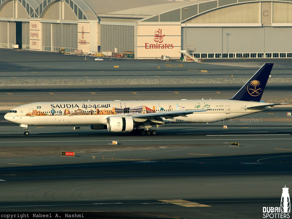 Saudi Arabian Airlines. Boeing 777 300 ER. HZ A