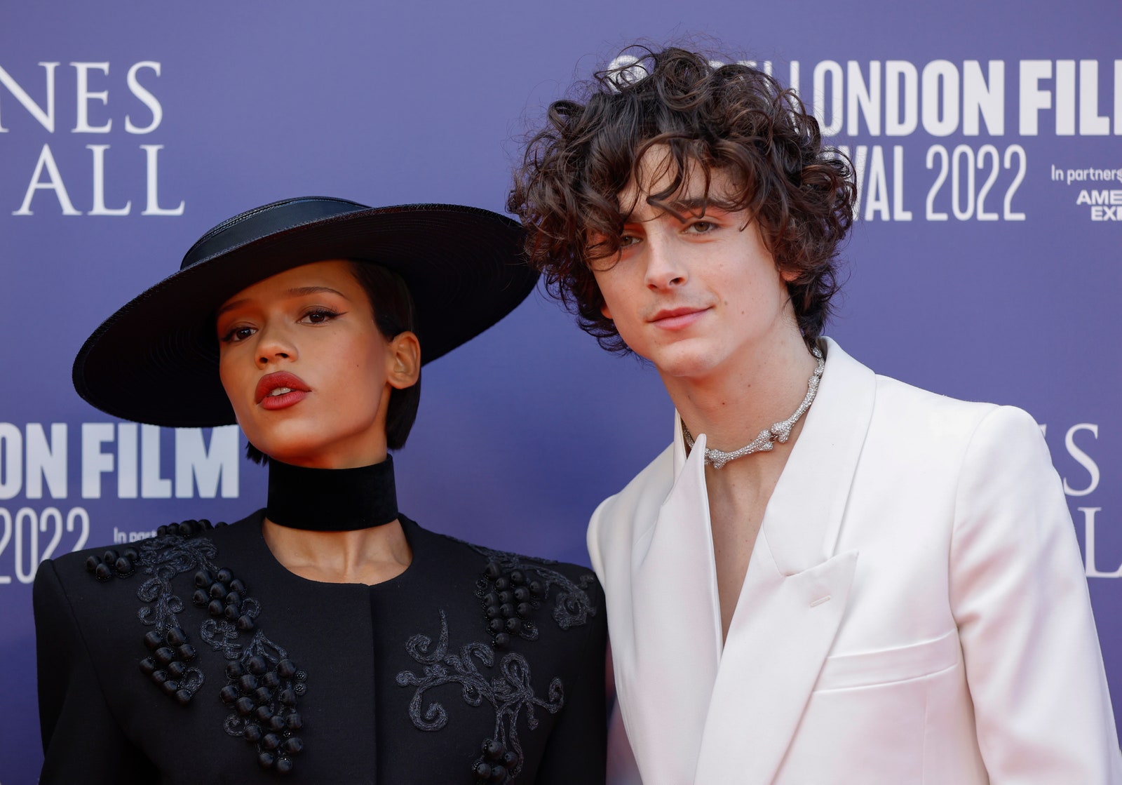 Timothée Chalamet Wore a Silver Bone Choker From Vivienne Westwood to the London Premiere Of “Bones and All”