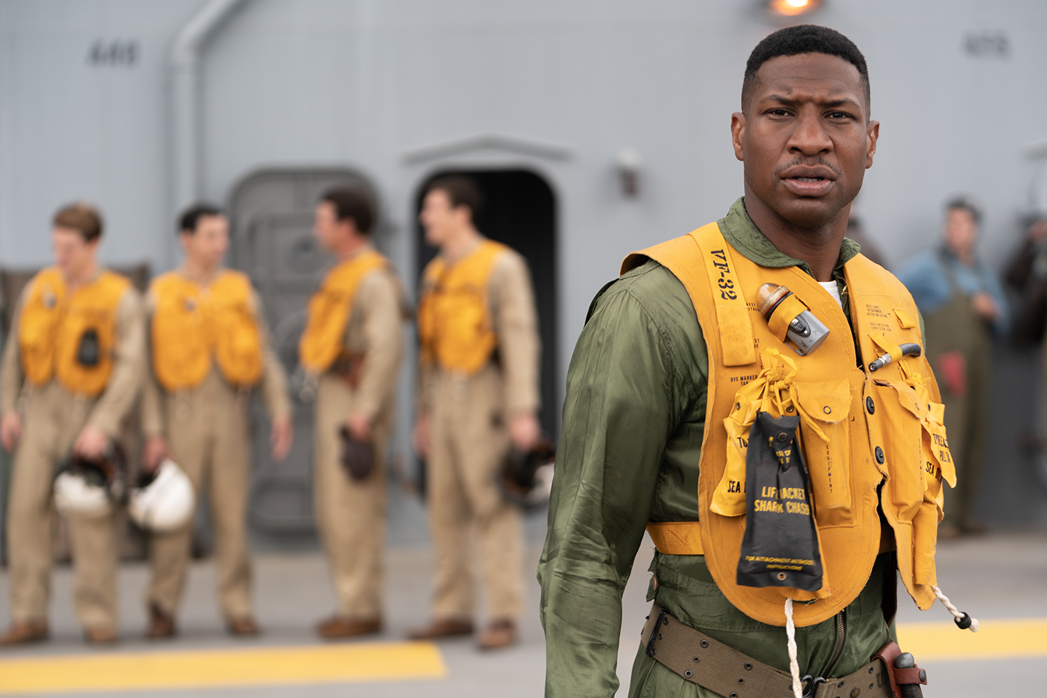 Jonathan Majors and Glen Powell take to the skies in trailer for Korean War epic Devotion