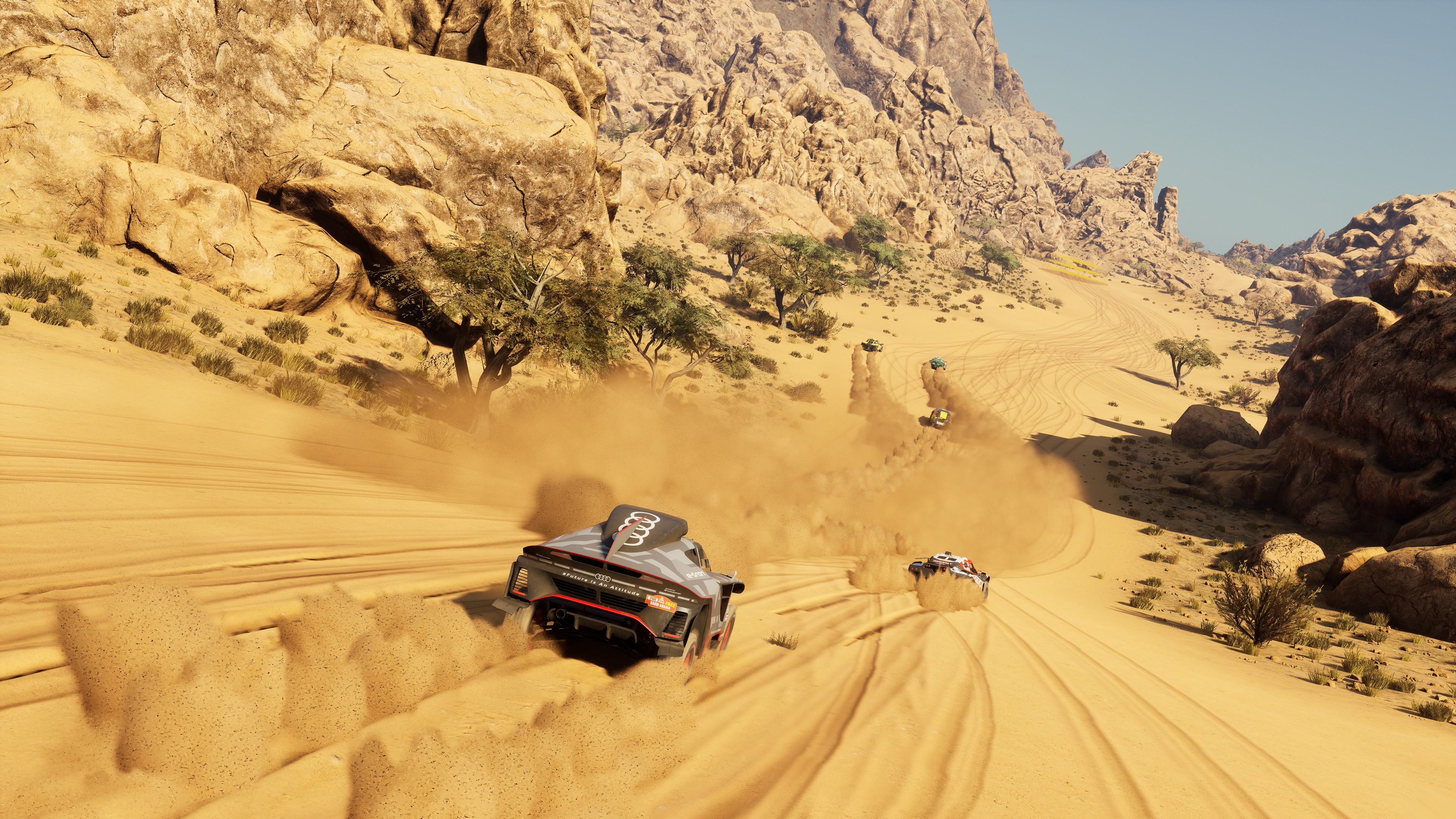 Wallpaper Dakar Desert Rally, screenshot, 4K, Games