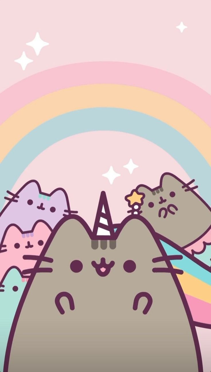 lu uwu. Pusheen cat, Cute cartoon wallpaper, Pusheen cute