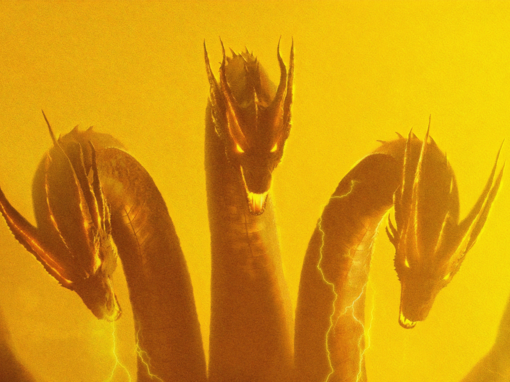 Wallpaper three head dragon, godzilla: king of the monsters, 2019 movie desktop wallpaper, HD image, picture, background, a75cbe