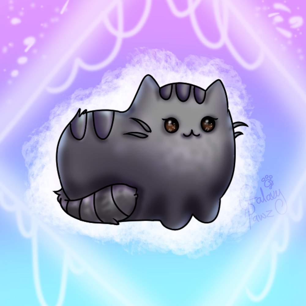 I drew Pusheen again uwu. Pusheen The Cat Amino Amino