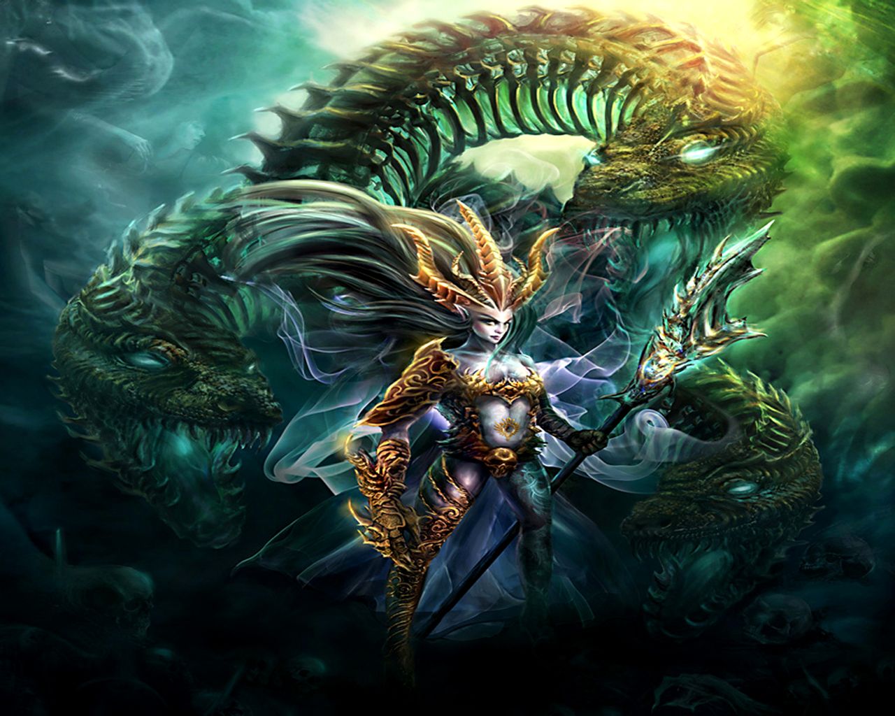 Mystical Dragon Wallpaper