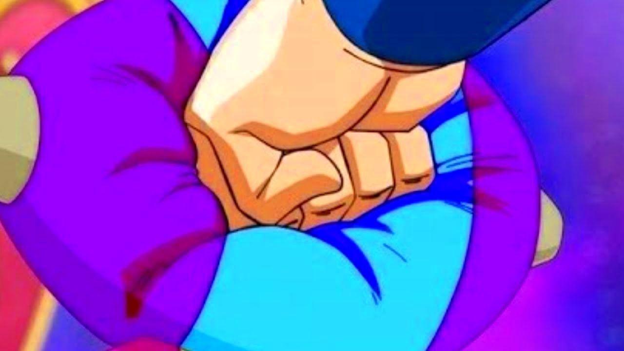 Goku Punches Zeno