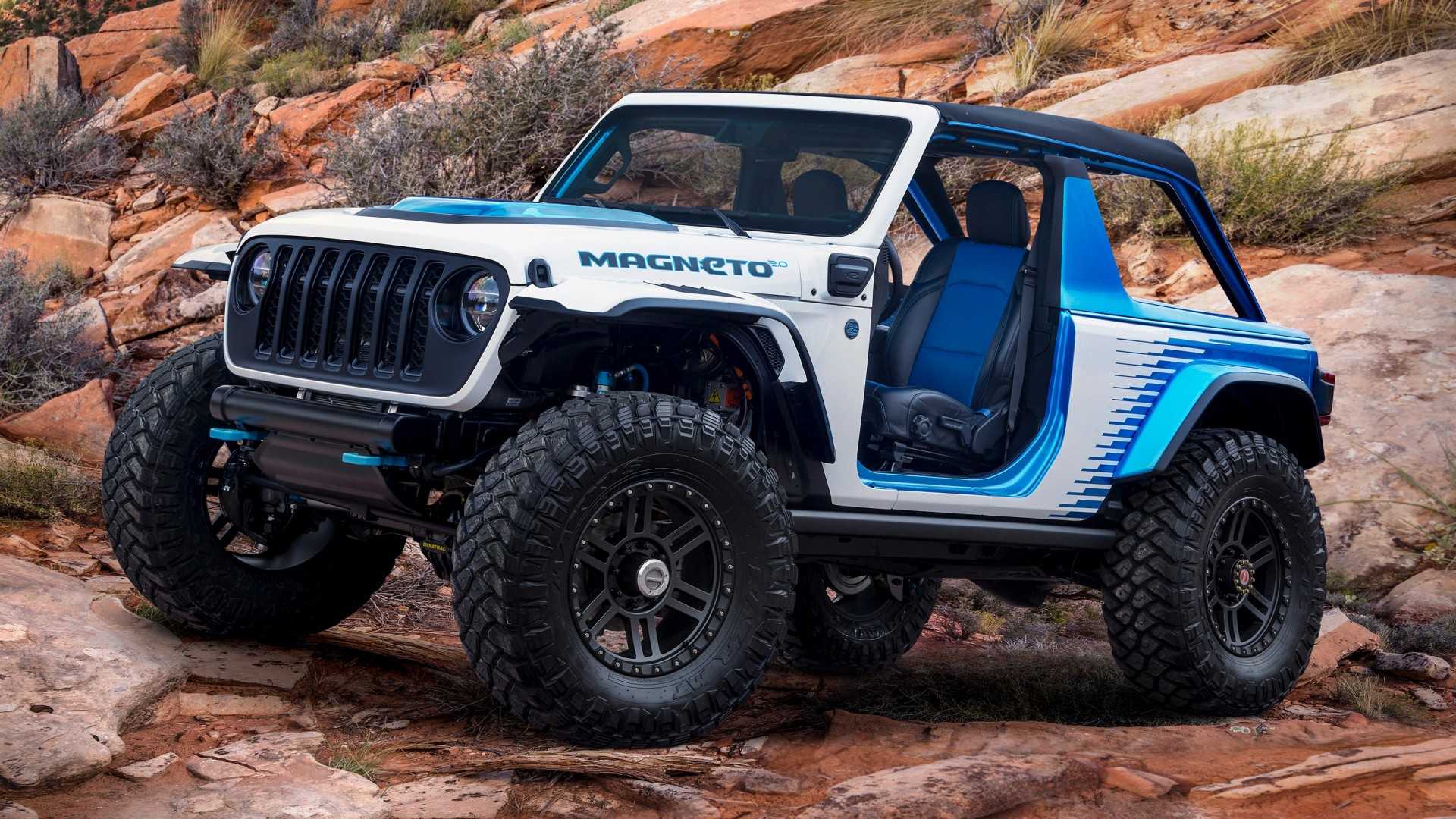 Jeep Wrangler Magneto 2.0 Concept: More Power To Electrify The Trail