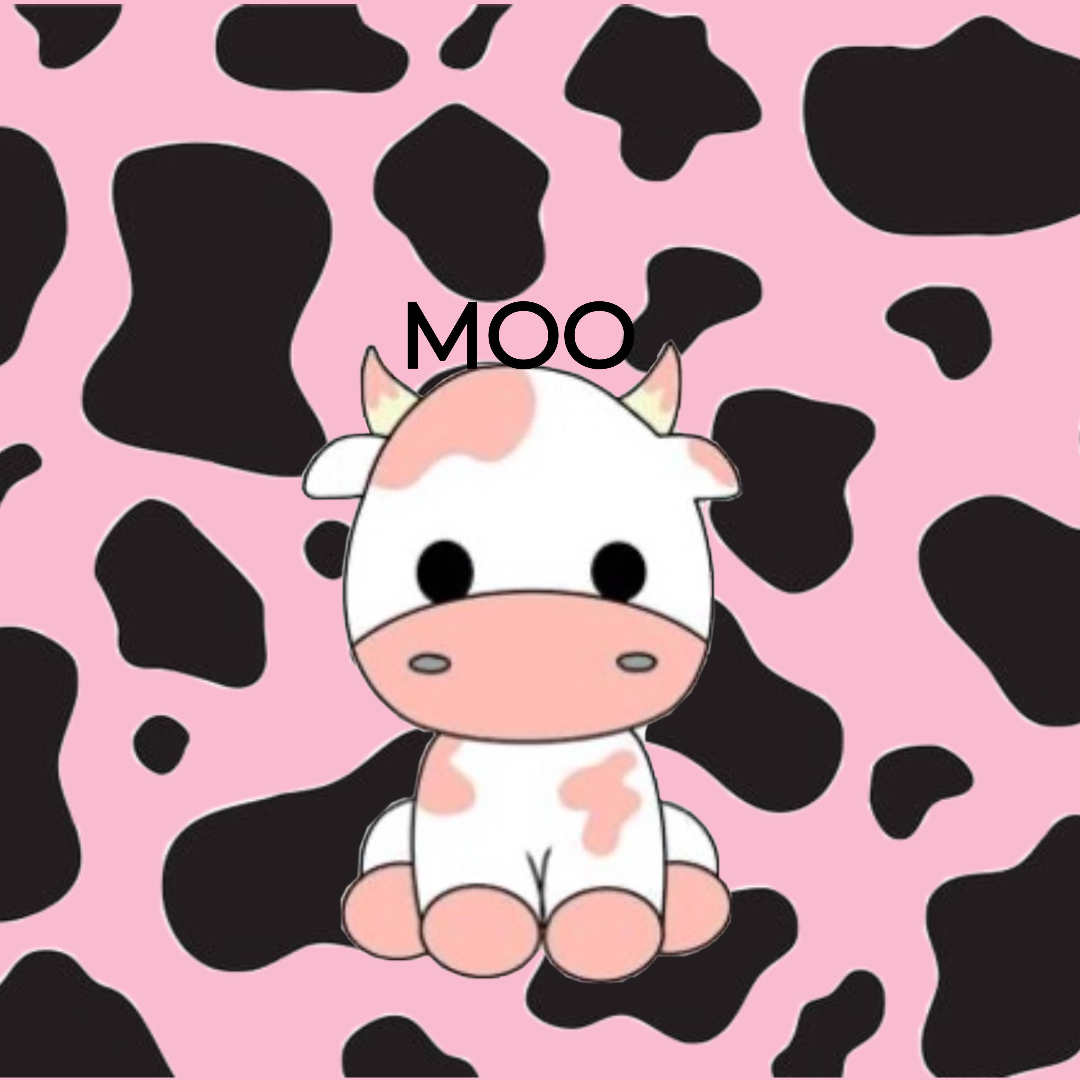 MOO!!!!!!!!!!!!!!. Cow print wallpaper, Cute doodles, Cow wallpaper