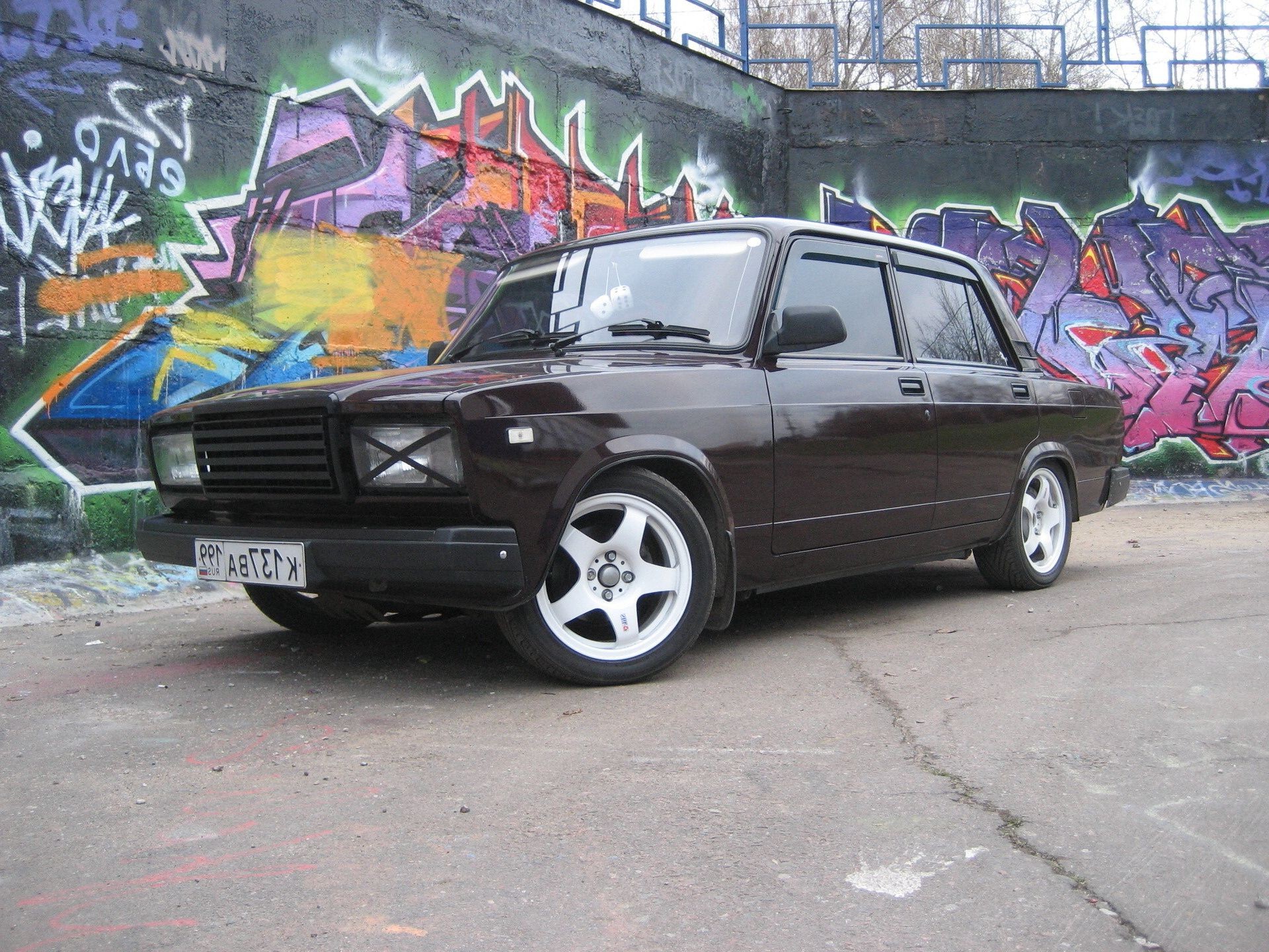 Avtovaz Lada classic tuning phone background image