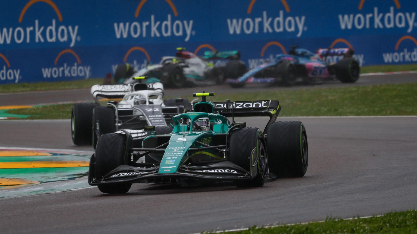 Sebastian Vettel hails unbelievable Imola race as both Aston Martins score points