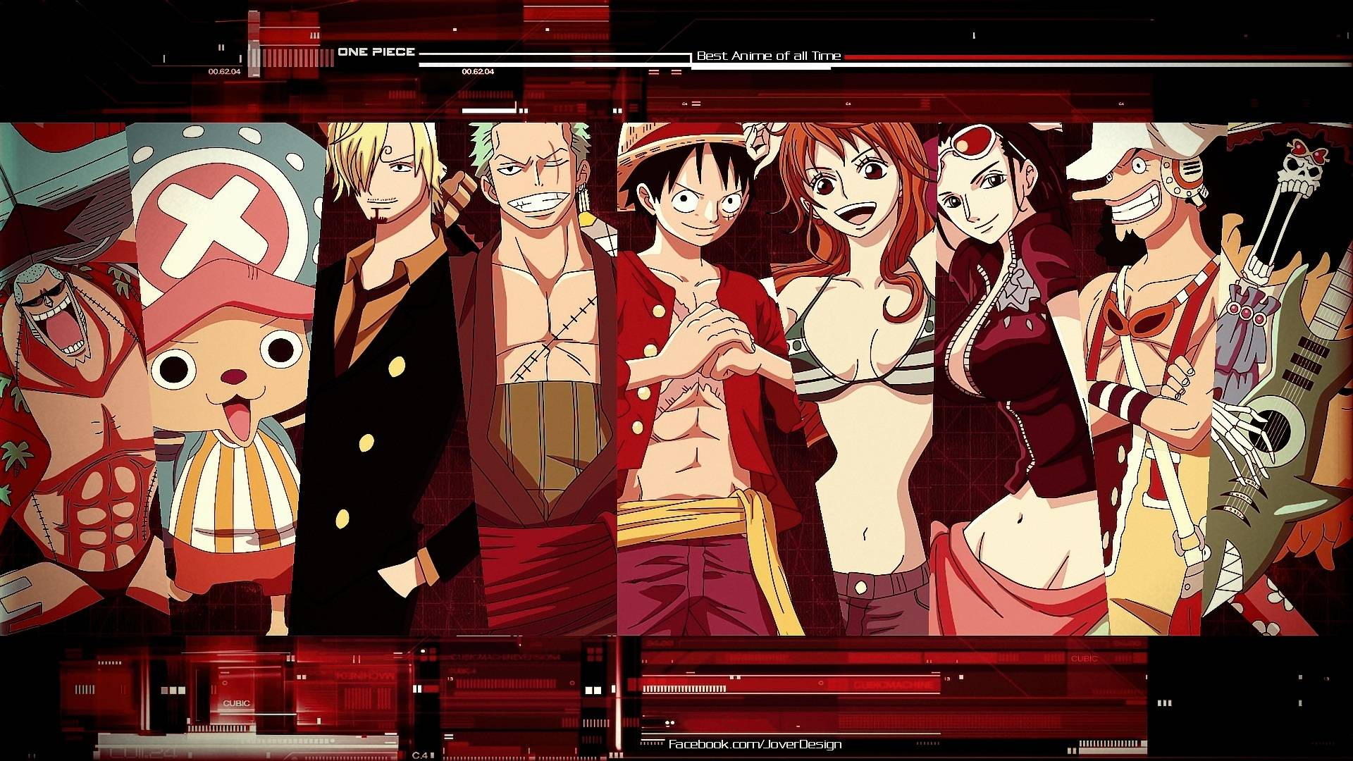 One Piece Red Wallpaper