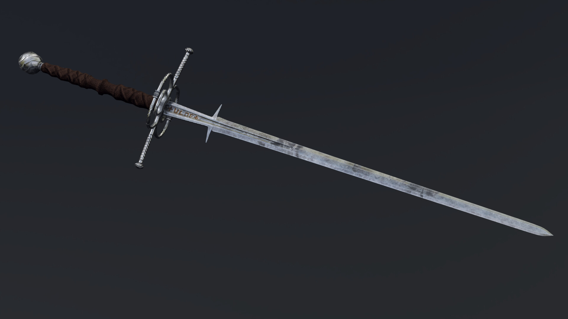 German Longsword (1500s), PBR Game Model