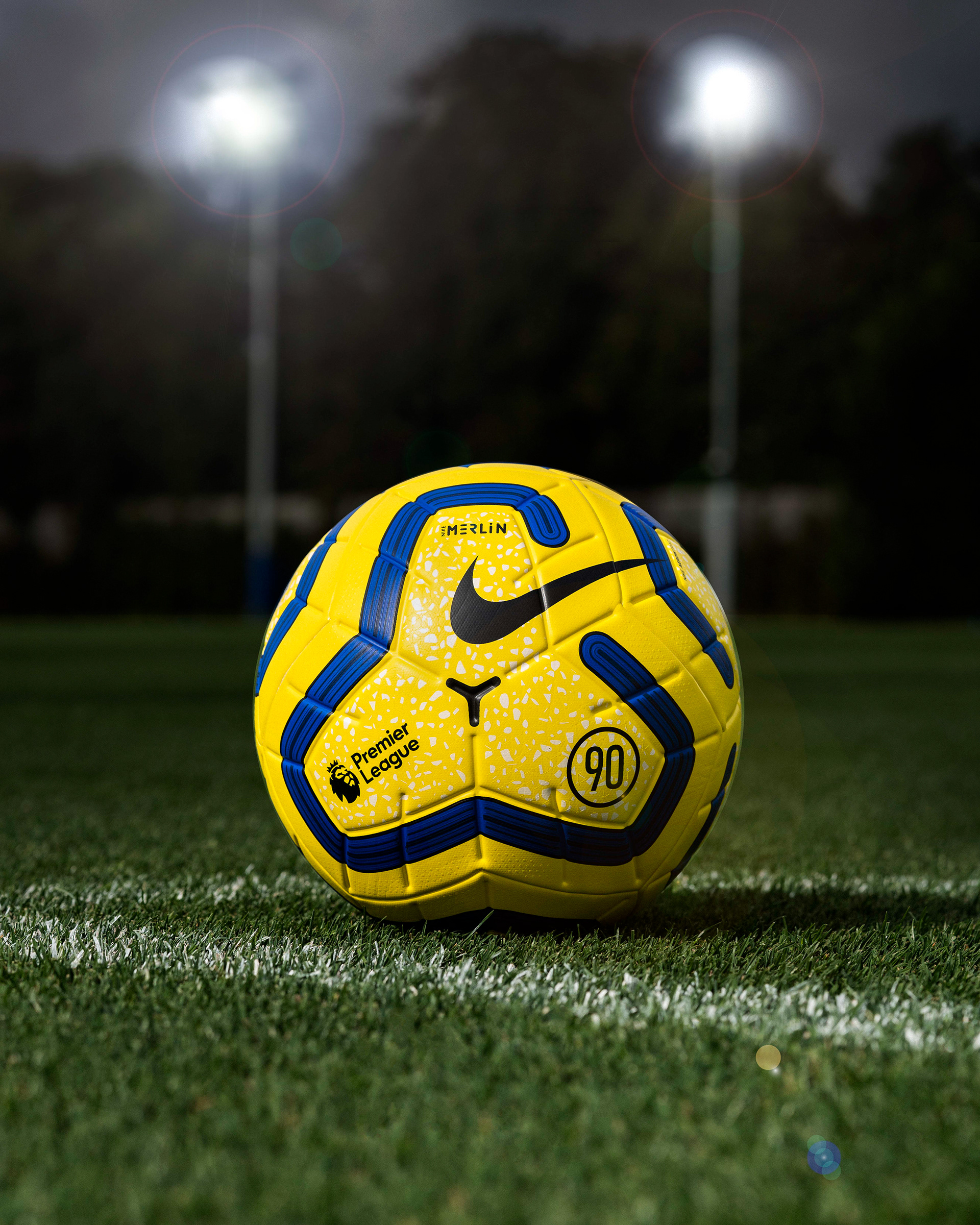 Nike Merlin Hi Vis. Premier League Match Ball 2019 20