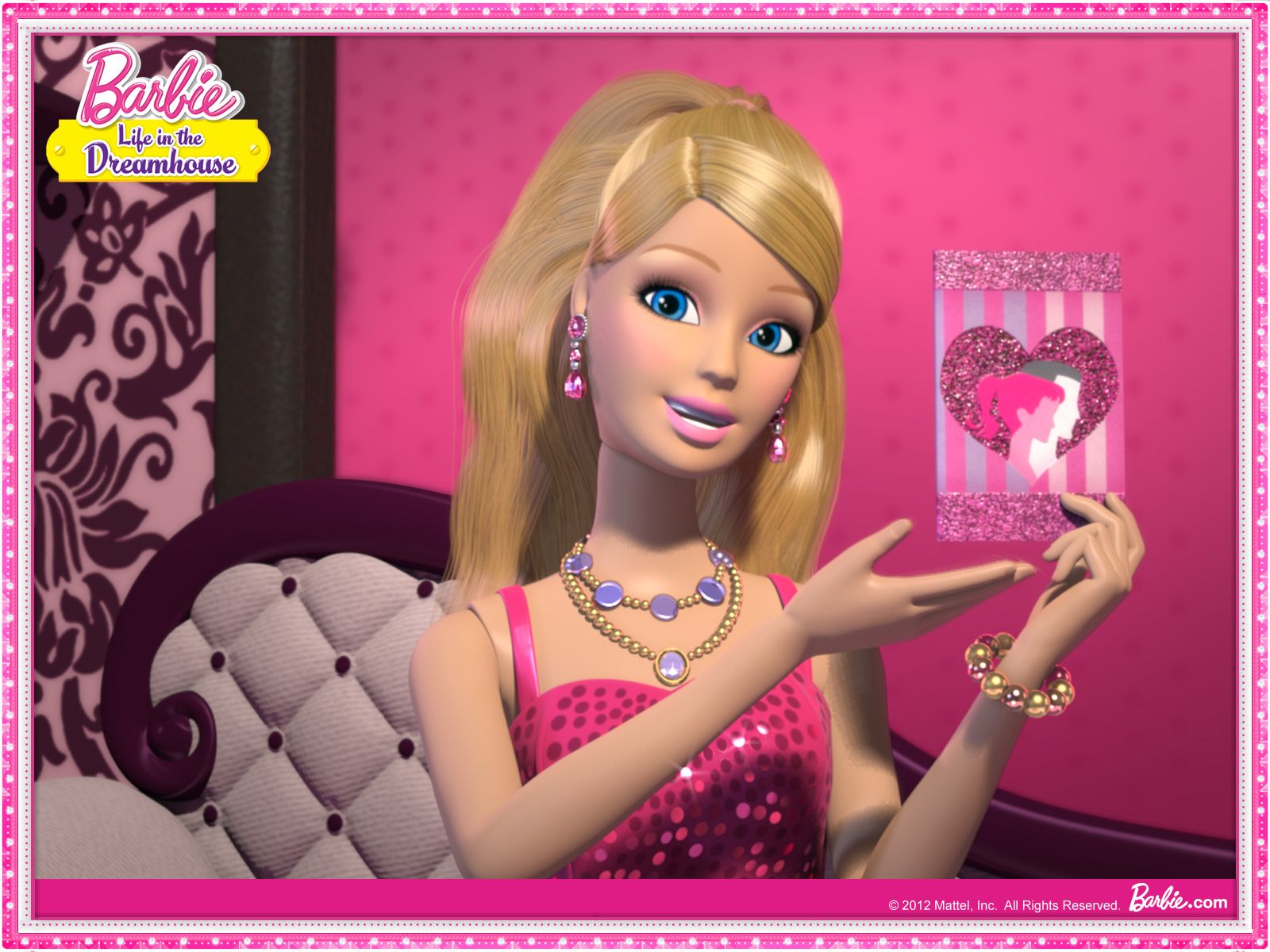 Barbie Wallpaper: Life in the Dreamhouse Wallpaper. Barbie life, Barbie dream house, Barbie movies