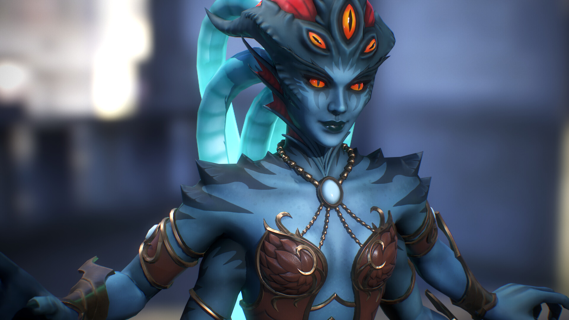 Queen Azshara of Warcraft Fanart 3D