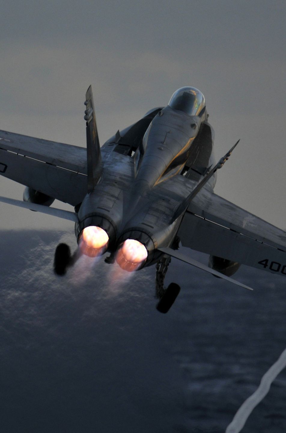 Flying By Instruments. Jet Fighter Pilot, F 18, F 18 Hornet