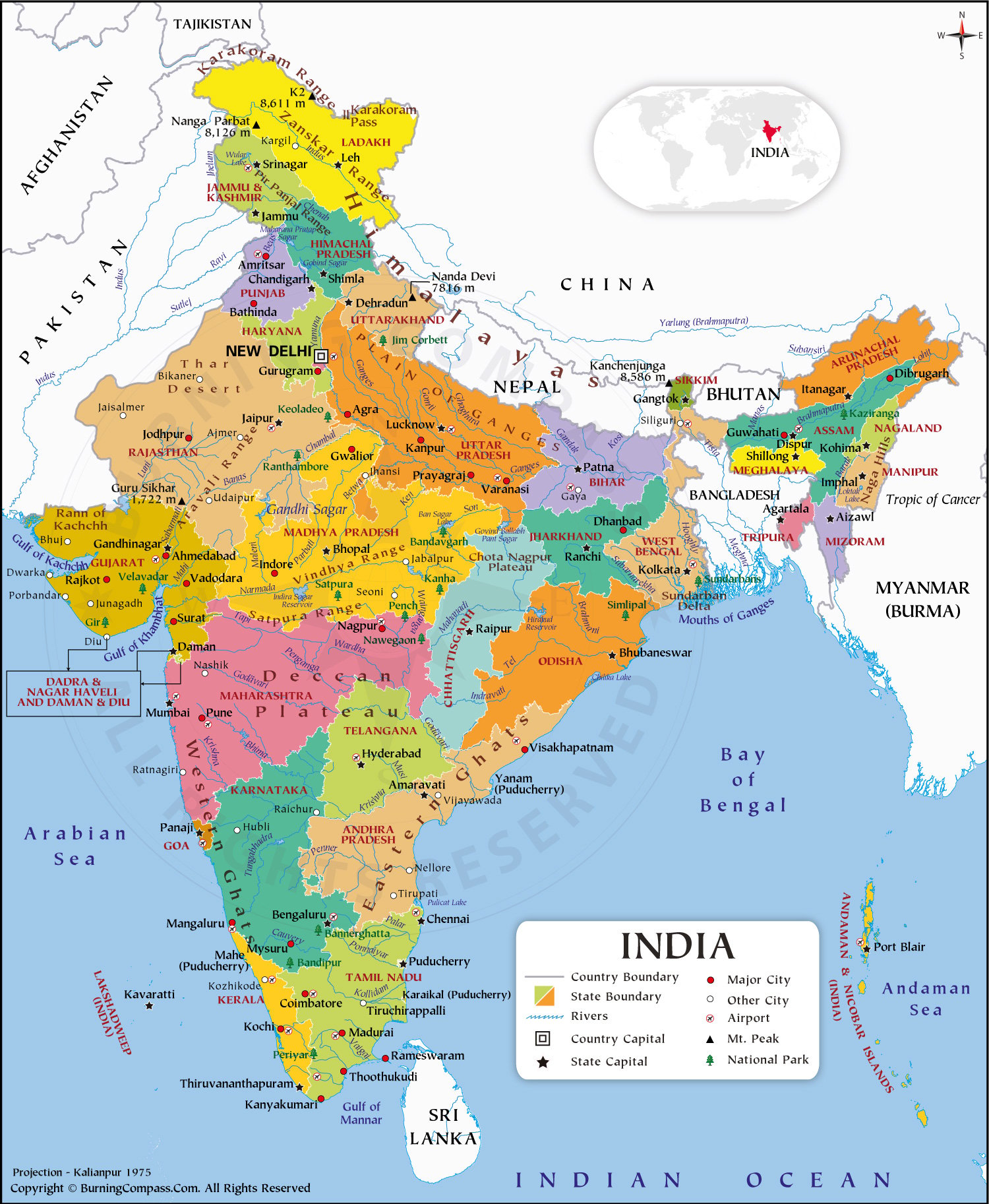 Physical Map Of India Wallpapers - Wallpaper Cave