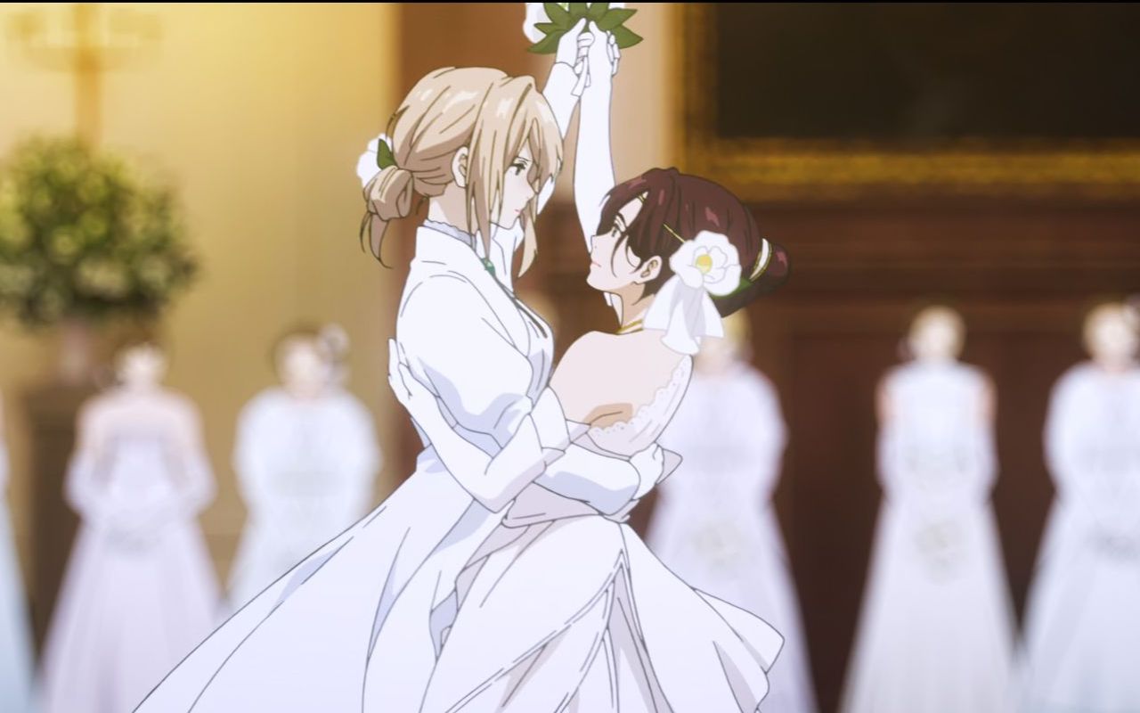 MAD·AMV][Violet Evergarden]Violet in a wedding dress on Me