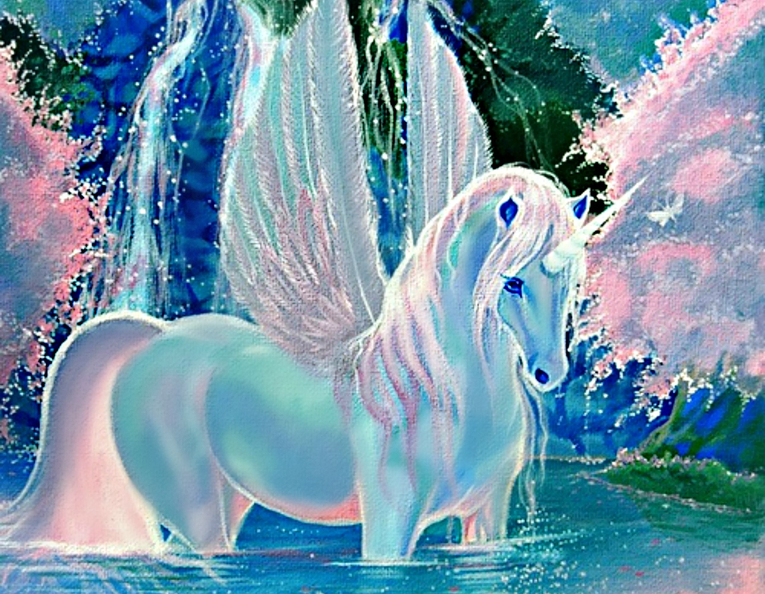 pegasus and unicorn. Unicorn wallpaper, Unicorn image, Beautiful nature wallpaper