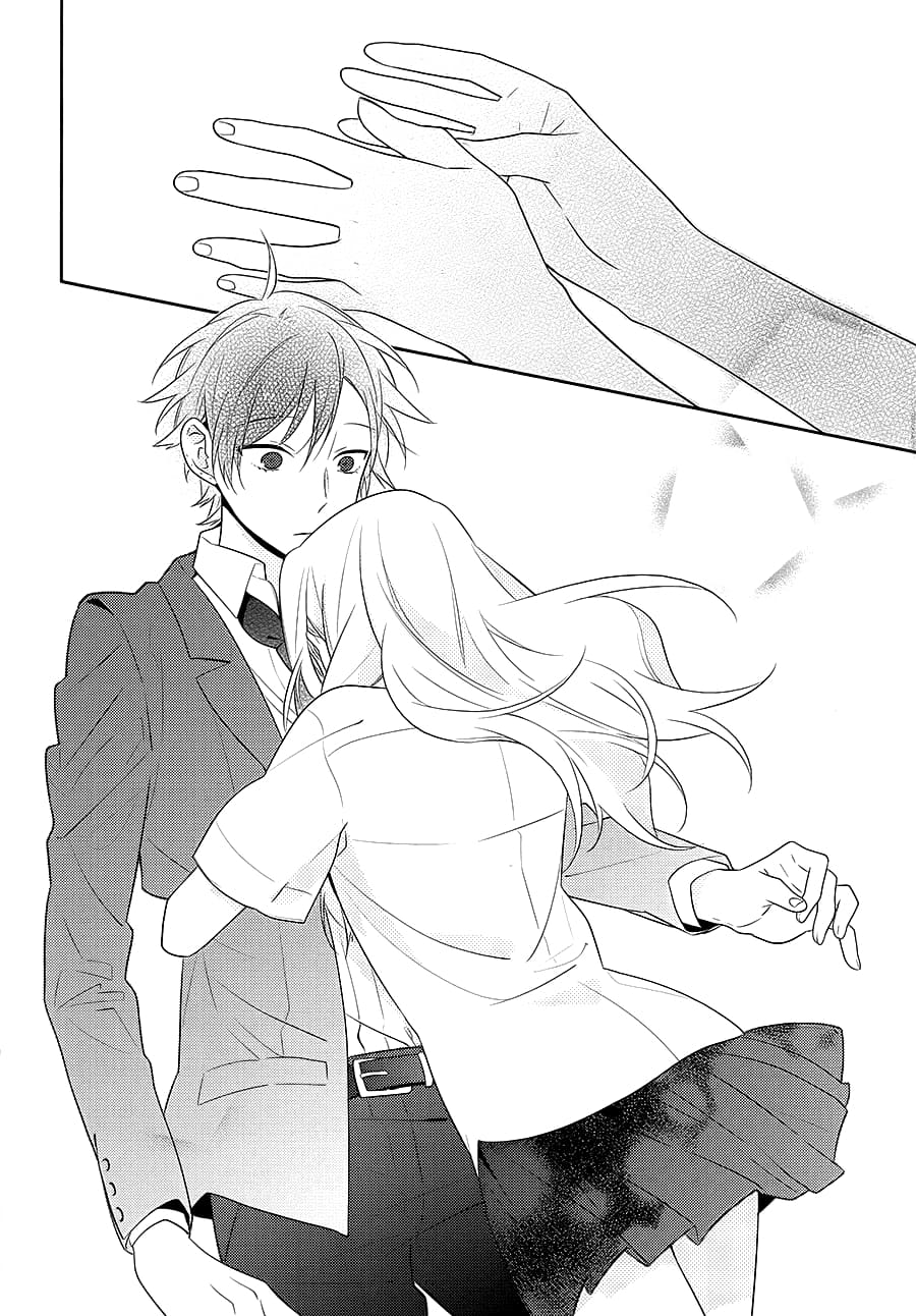 Black and White Anime Couple Image