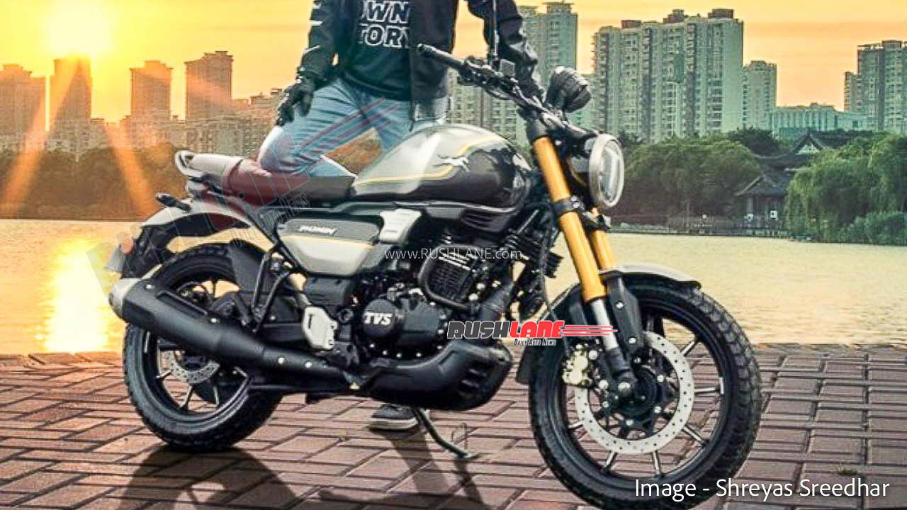 New TVS Ronin Cruiser First Photo Leak Inspired 225cc?