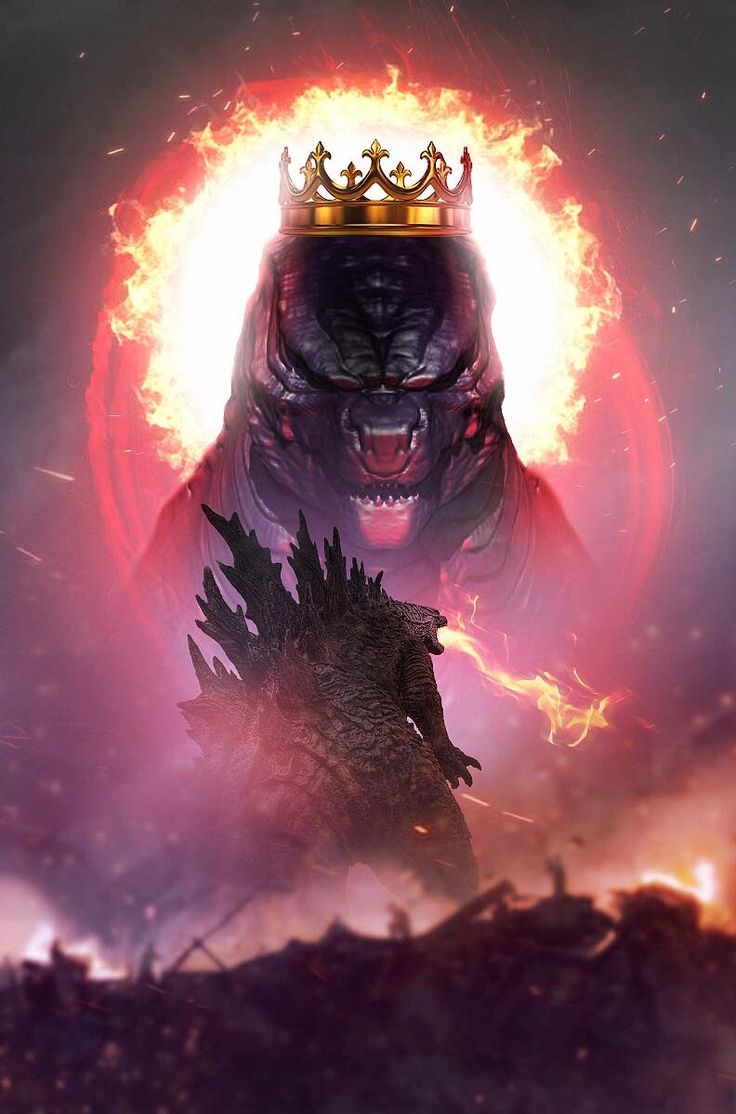 KING OF THE MONSTERS, Imaginative Hobbyist. Godzilla wallpaper, King kong vs godzilla, Kaiju monsters