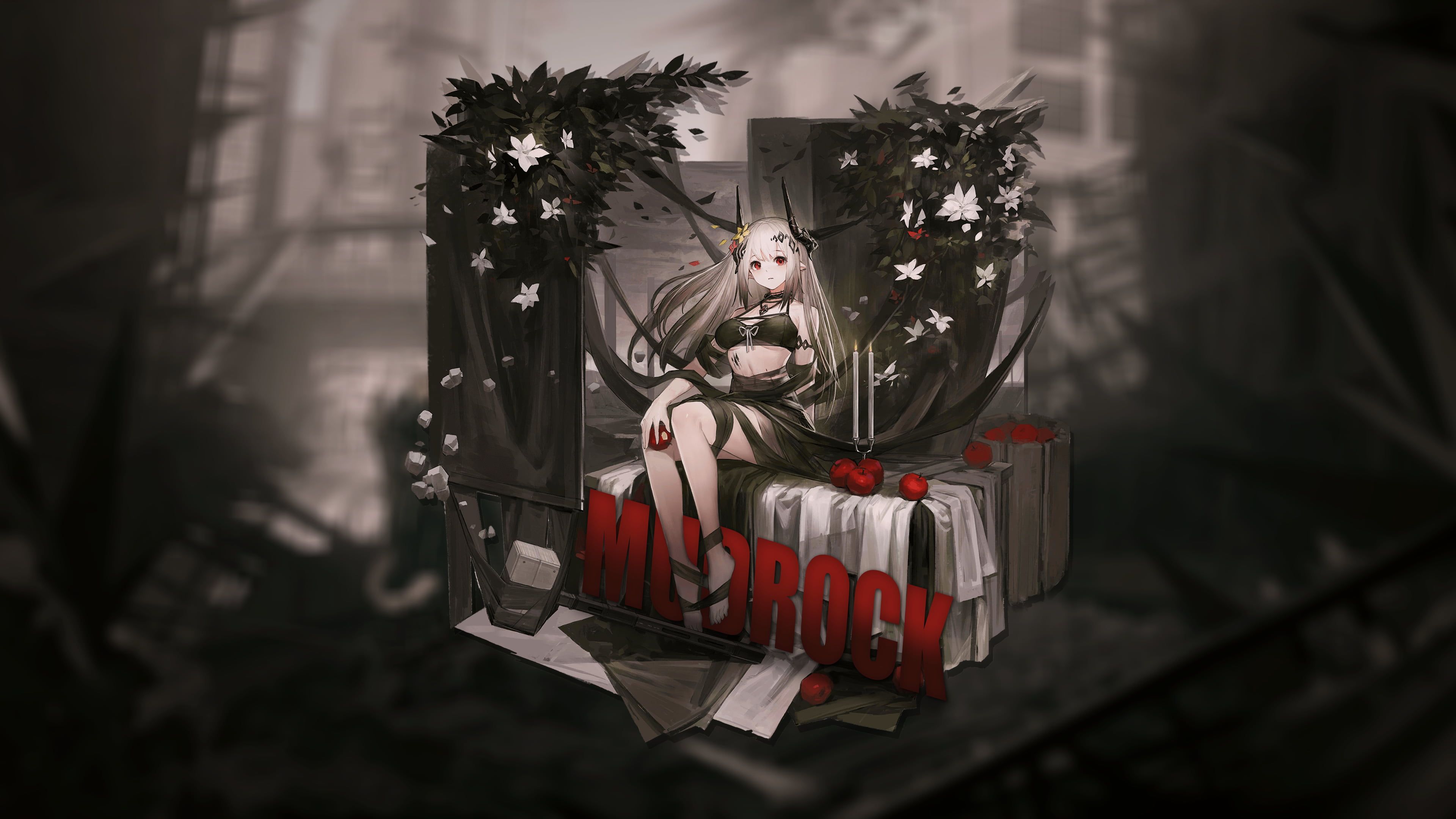 HD wallpaper: Mudrock (Arknights). HD wallpaper, Neko ears, iPhone 2g