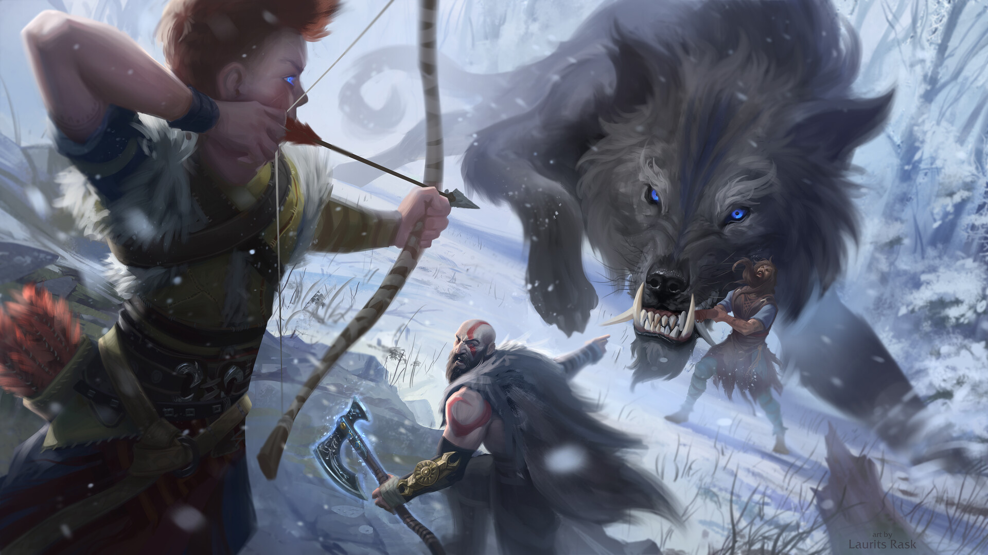 Kaptain Kuba God of War: Ragnarok Art Contest Submission
