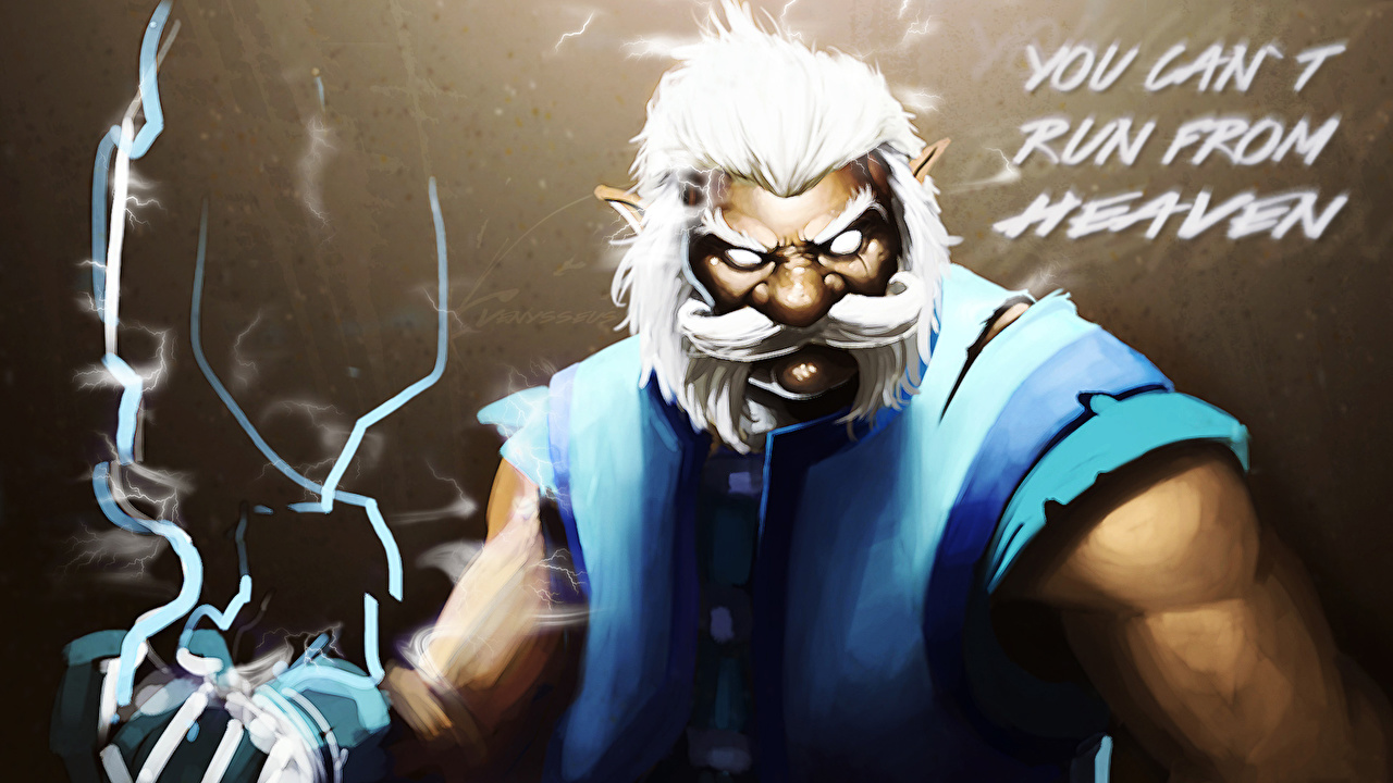Photo DOTA 2 warrior Zeus Fantasy vdeo game