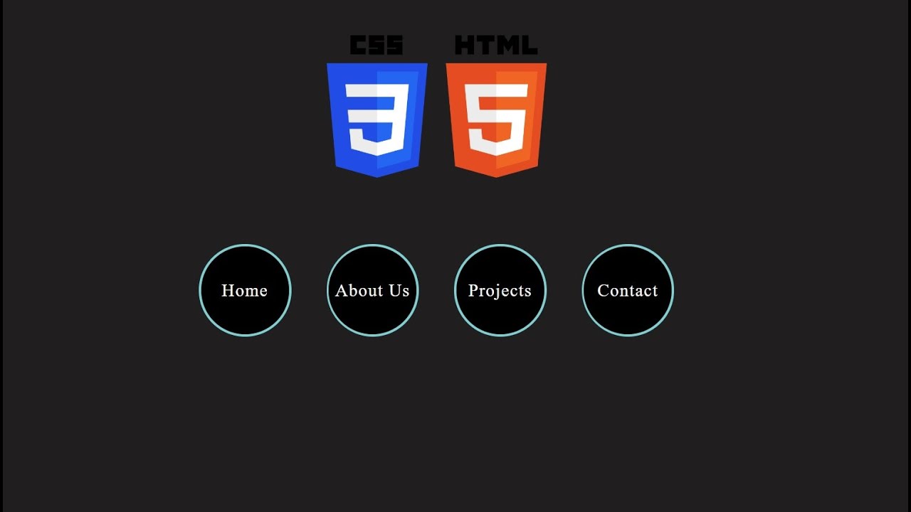 Navigation with HTML and CSS / How to Create Navigation using HTML