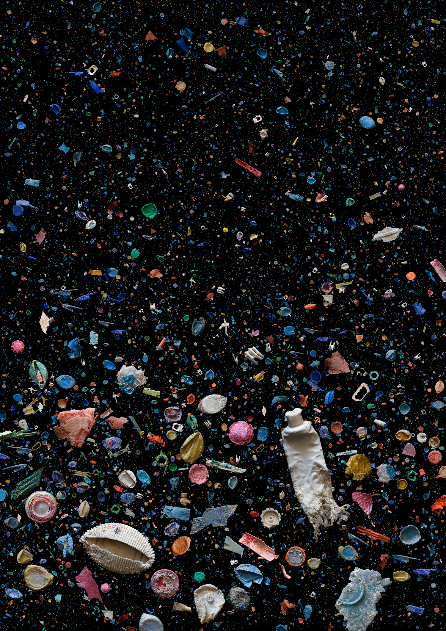 Artful Swirls of Plastic Marine Debris Documented in Image by Photographer Mandy Barker