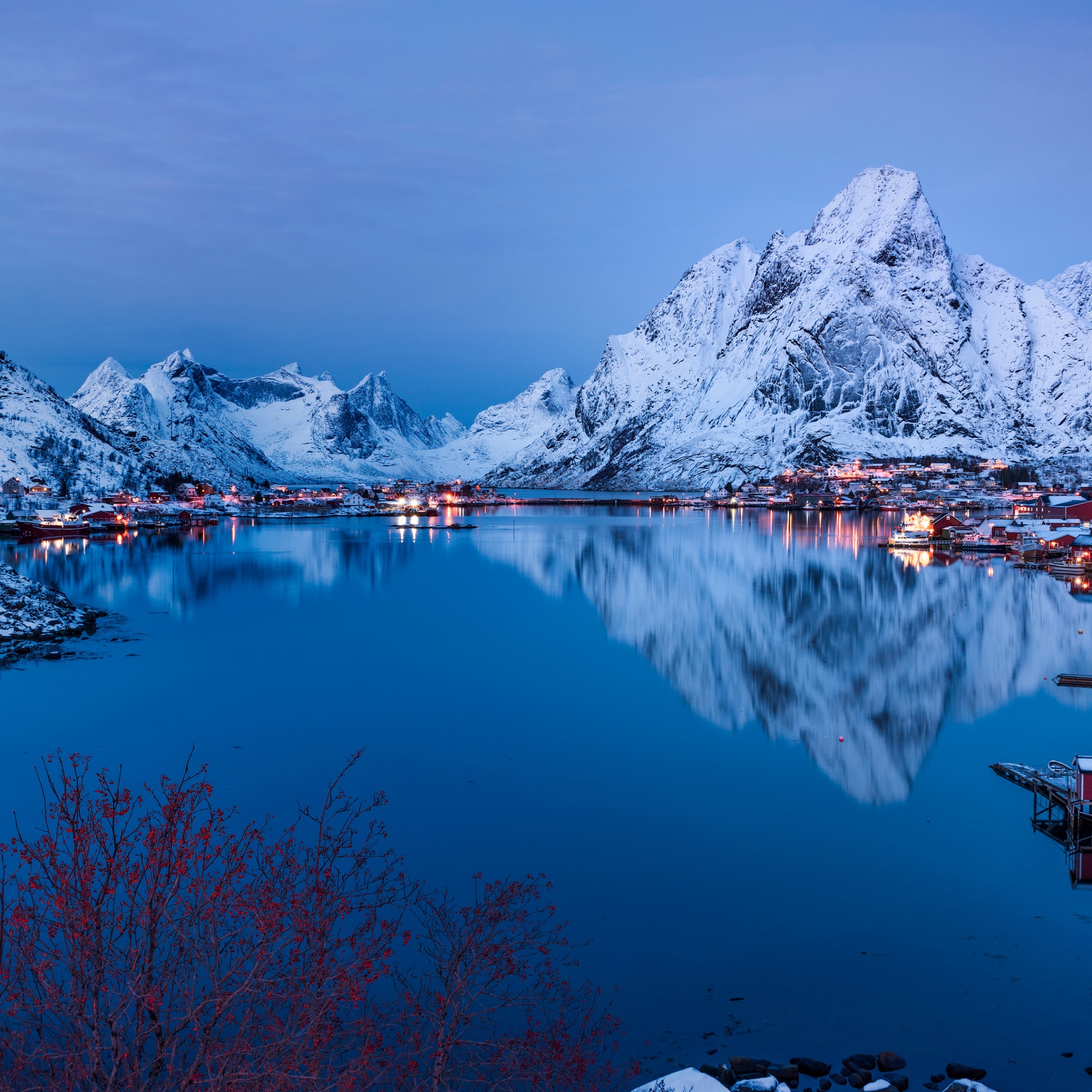 Wallpaper 4k Mountains Houses Winter 4k Wallpaper