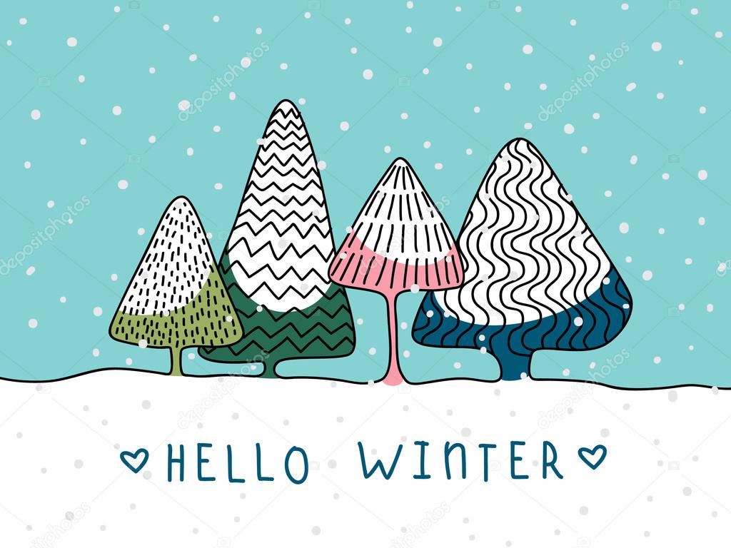 Hello Winter Wallpaper
