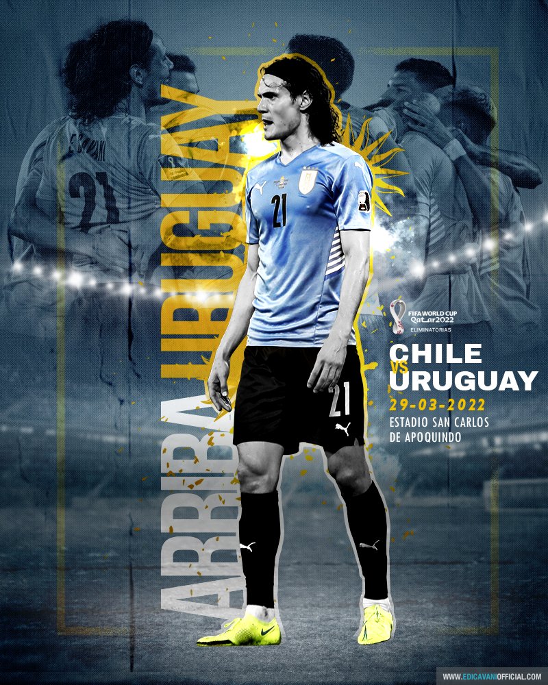 Edi Cavani Official Uruguay!! #CHILE vs #URUGUAY #Eliminatorias #Qatar2022