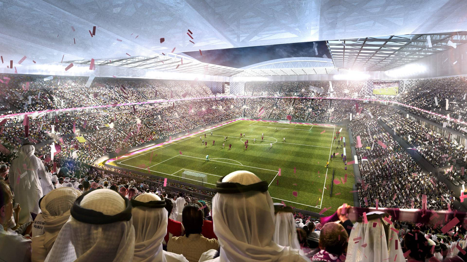 Download Al Rayvan Stadium Fifa World Cup 2022 Wallpaper