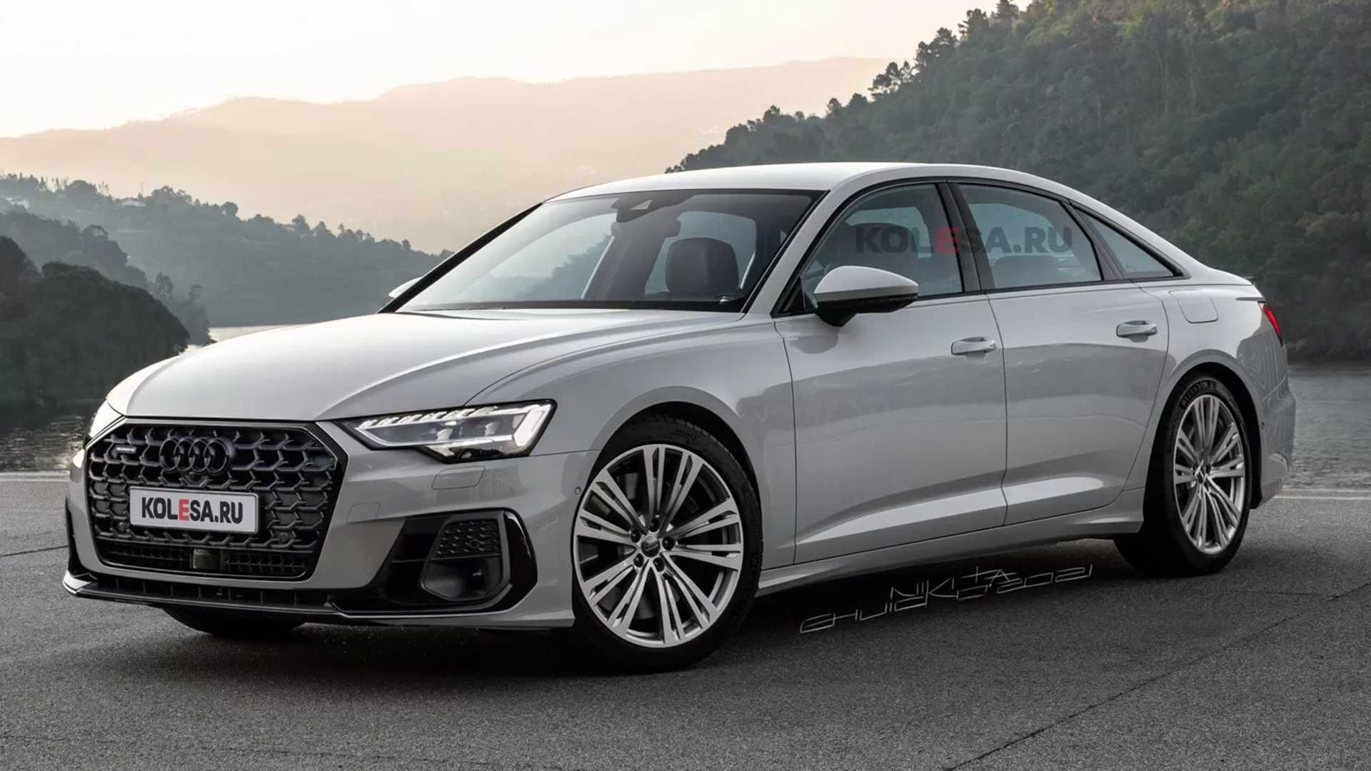 2023 Audi A6 Renderings Try To Predict Sedan's Mid Cycle Refresh