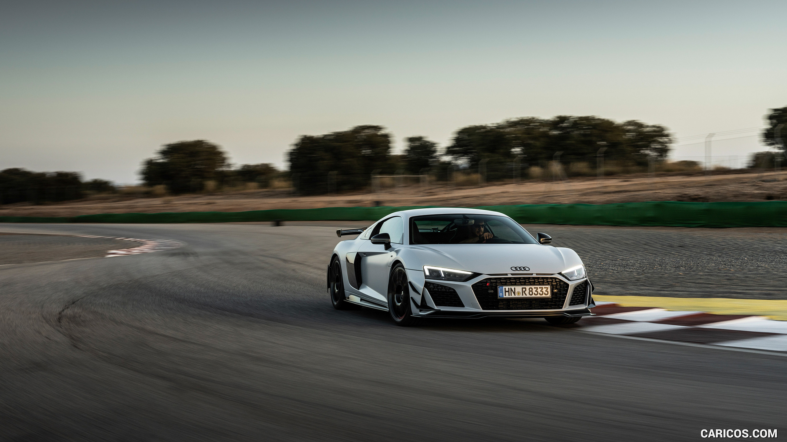 2023 Audi R8 Coupe V10 GT RWD (Color: Suzuka Grey) Three Quarter