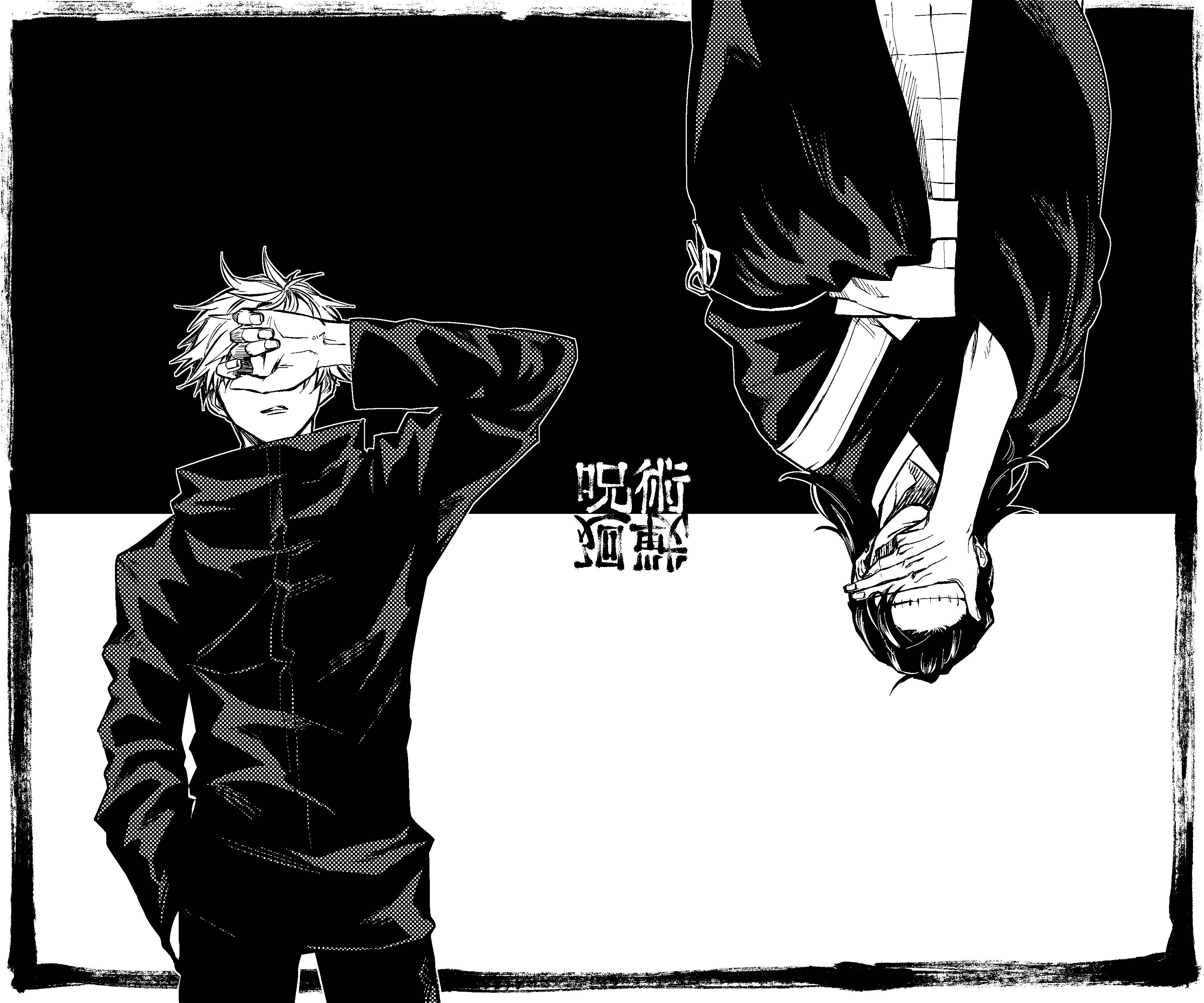 Download Jujutsu Kaisen 4k Minimalist Poster Wallpaper