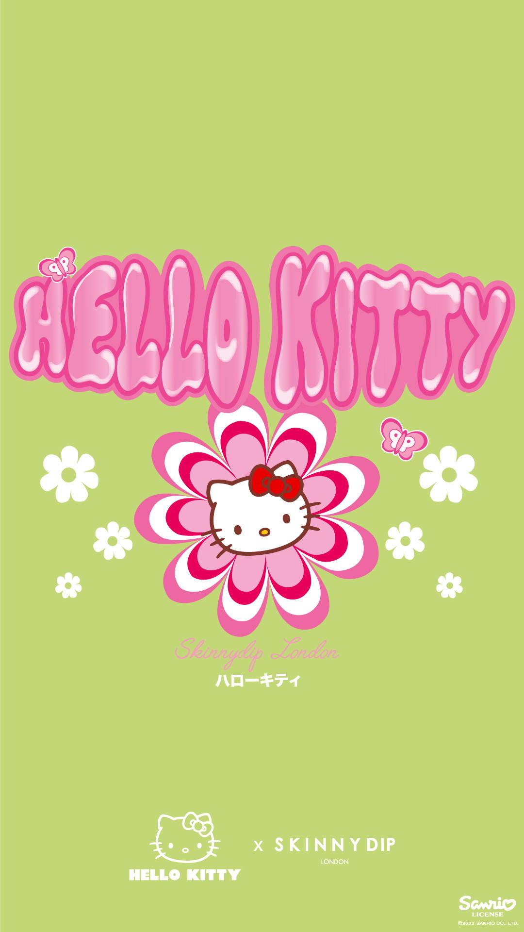 Hello Kitty x Skinnydip Summer Phone Wallpaper