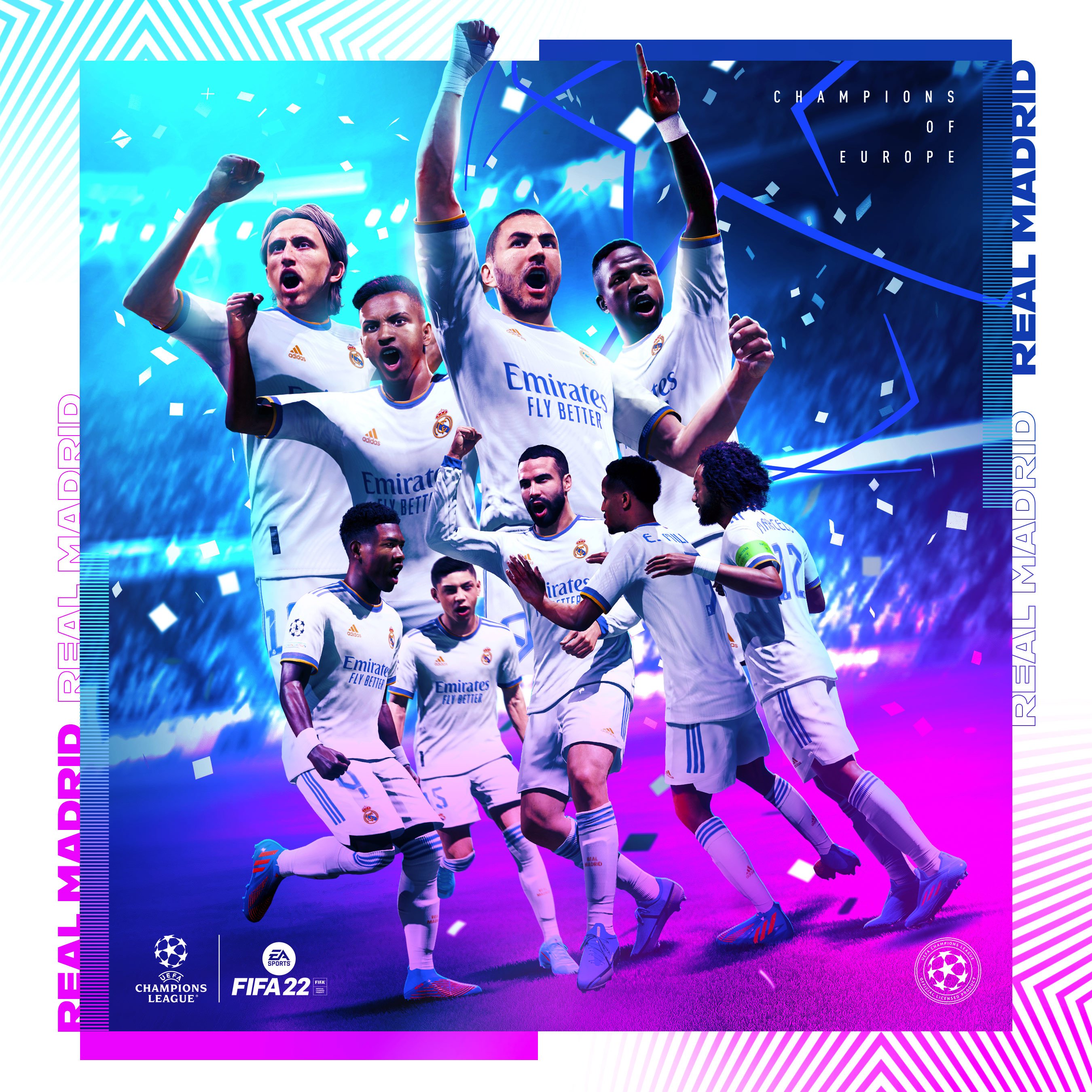 Real Madrid UEFA Champions League 2022 Wallpaper