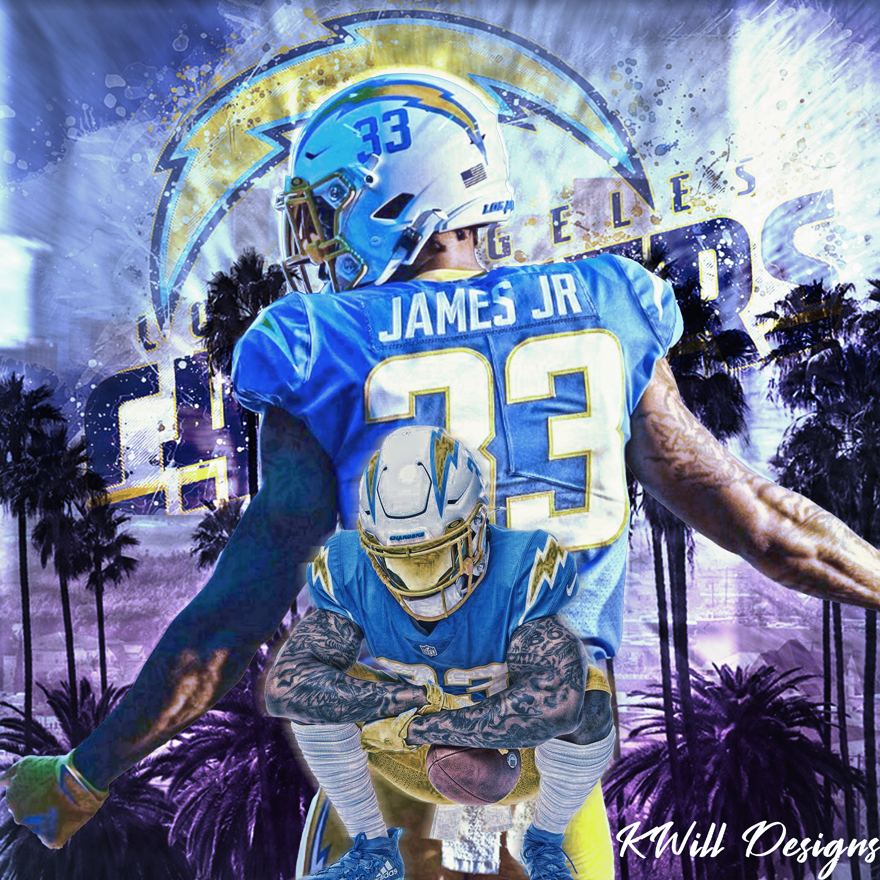 Derwin James Chargers Wallpapers  Wallpaper Cave