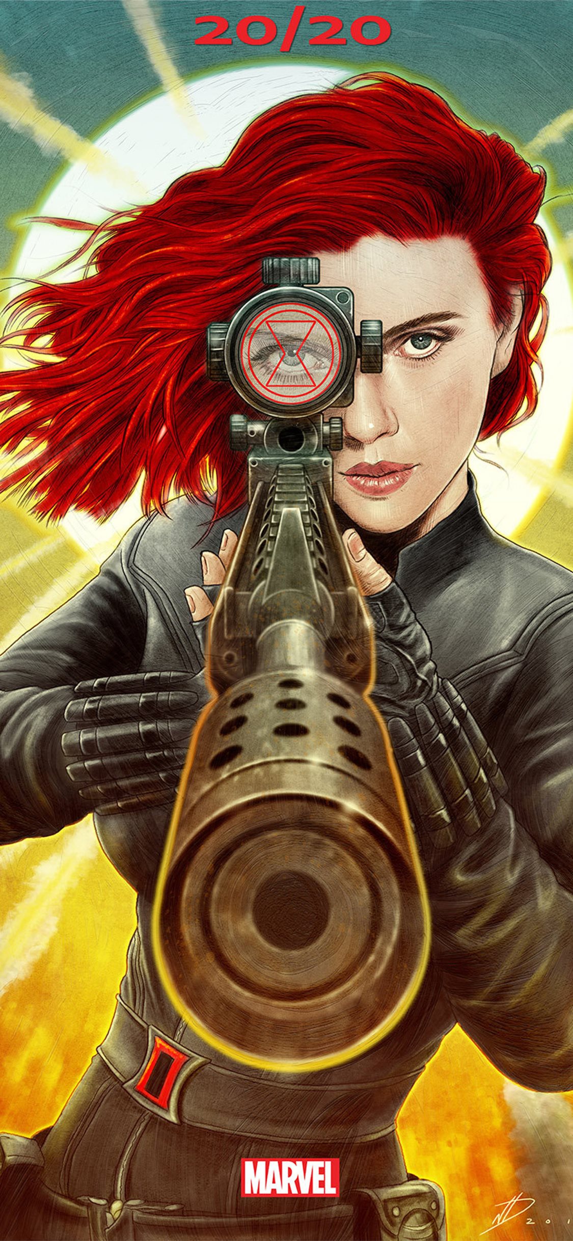black widow 2020 movie poster iPhone X Wallpaper Free Download