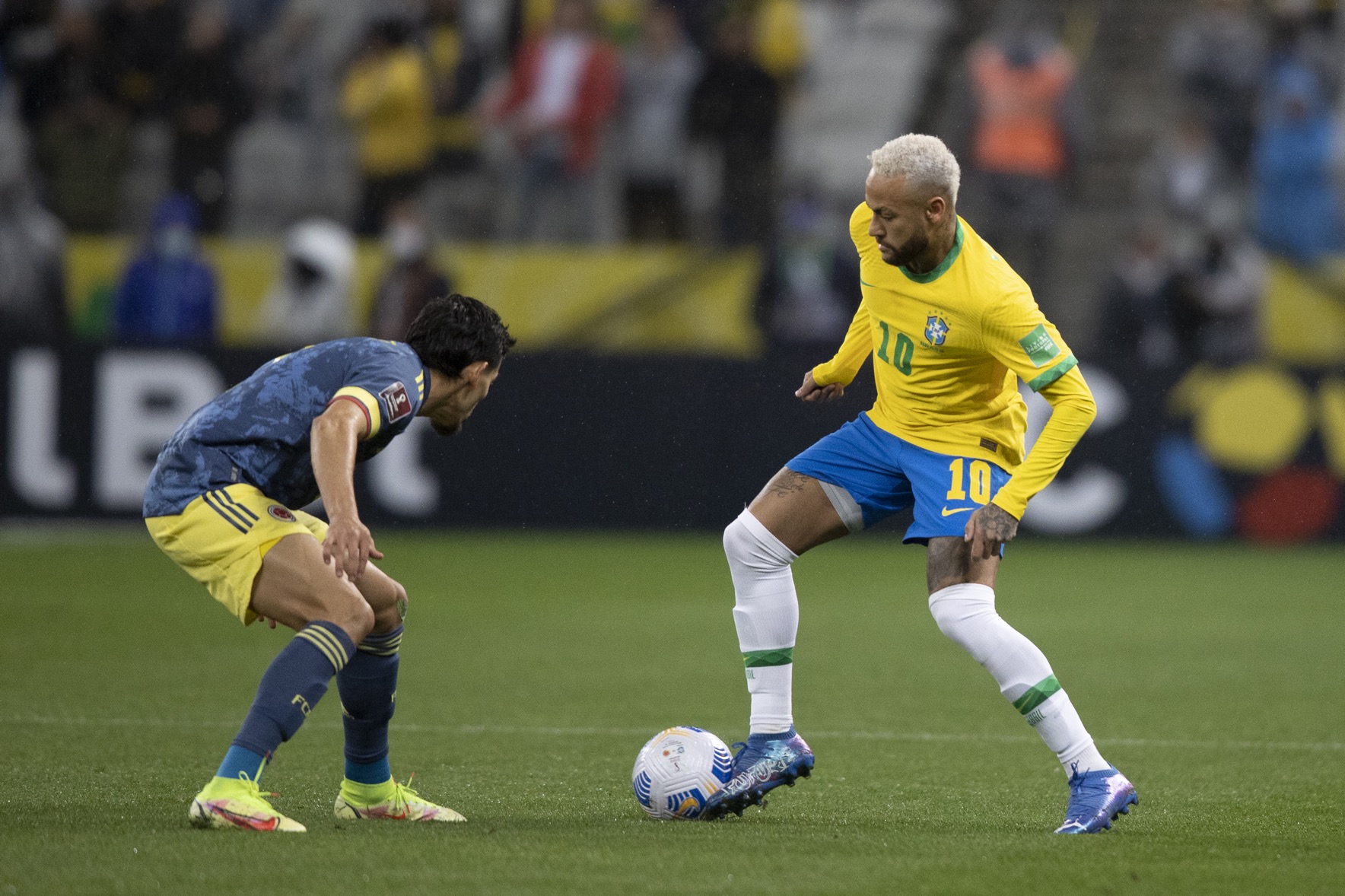 Photos: Neymar Jr in action during Brazil vs Colombia. Neymar Jr