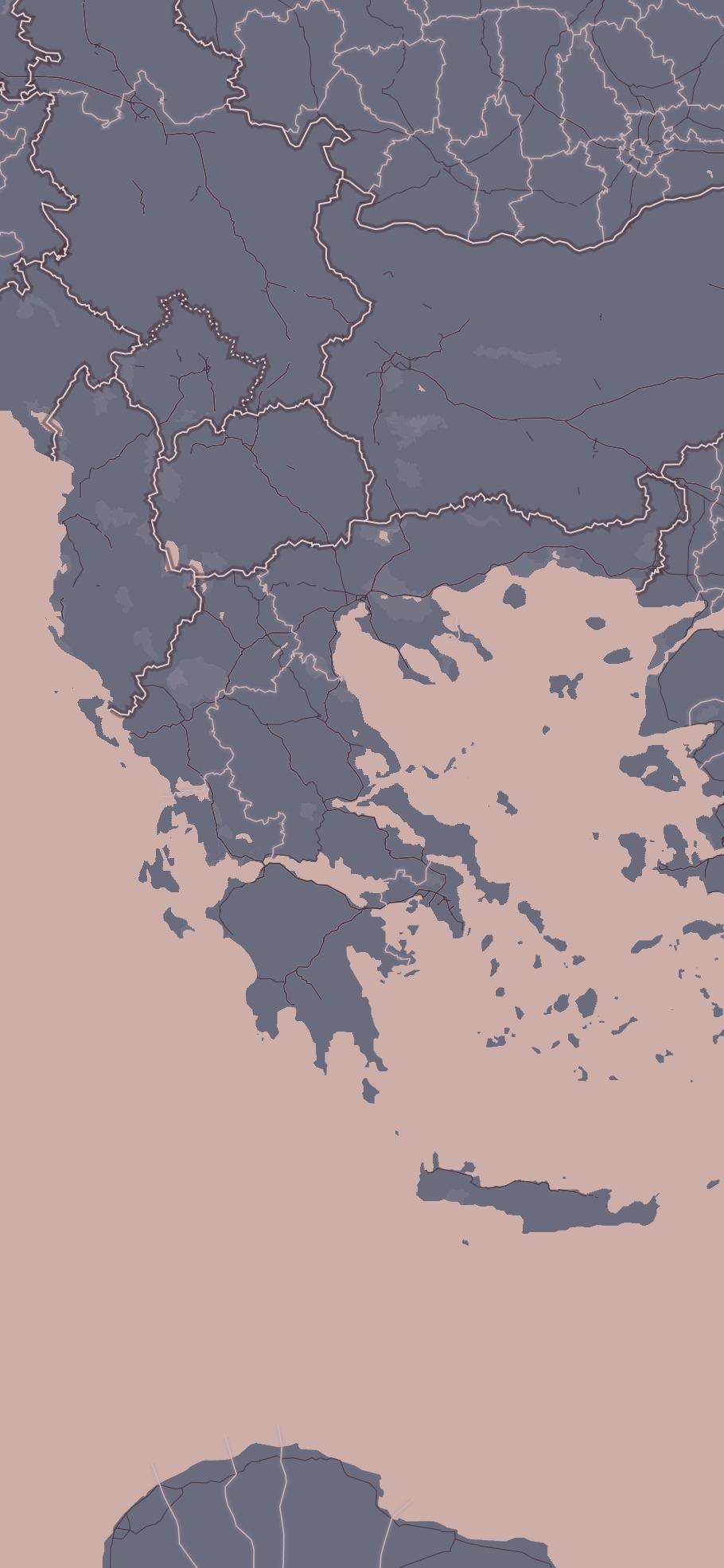 iPhone XR wallpaper / map Greece